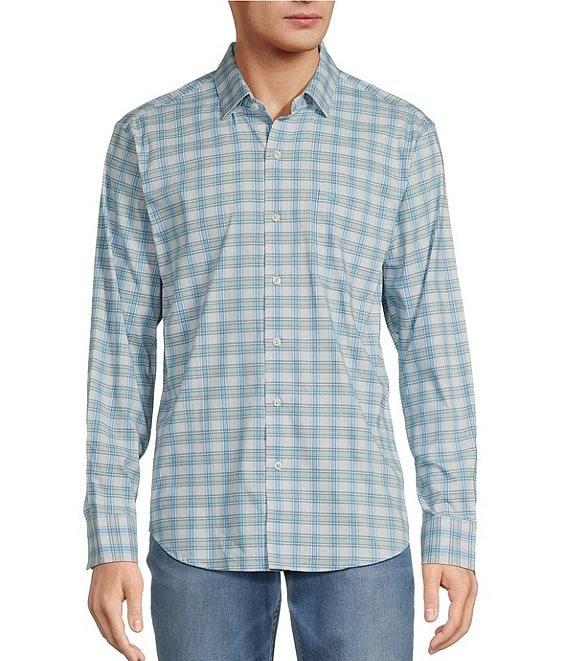Tommy Bahama Sarasota San Marcos Long Sleeve Stretch Light Checked Woven Shirt Product Image