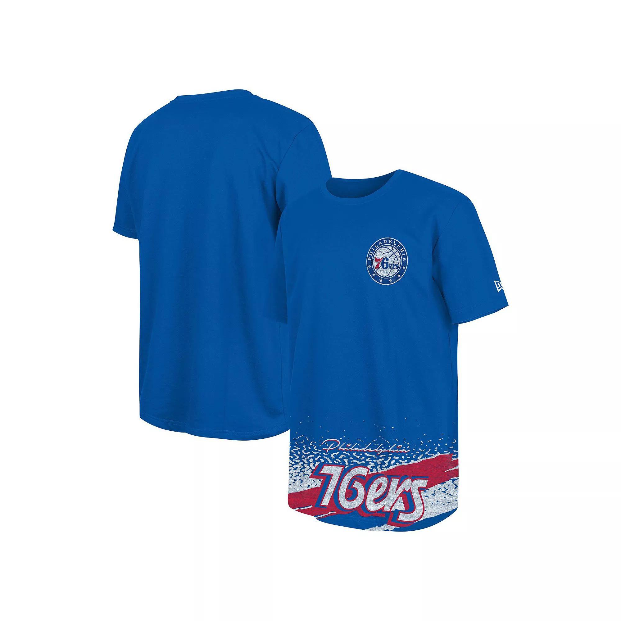 Men's New Era Royal Philadelphia 76ers Sport Classic T-Shirt,  Product Image