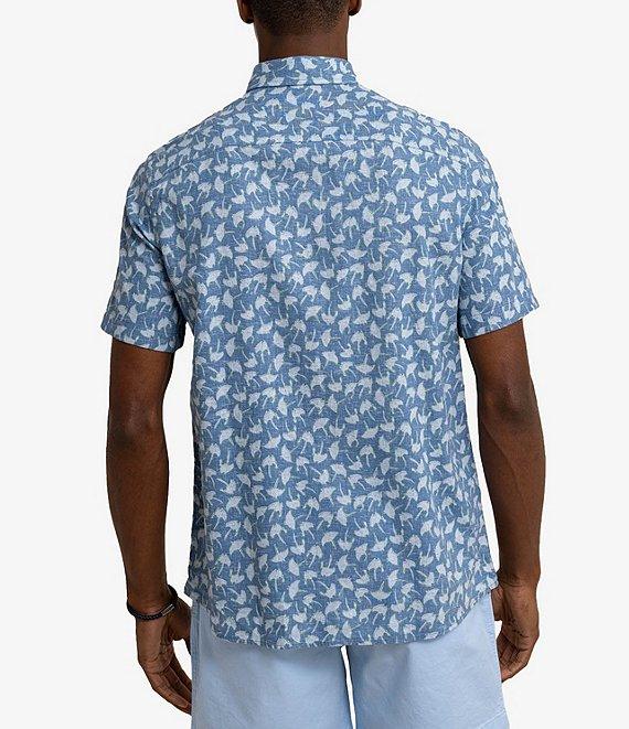 Southern Tide Linen Rayon Summer Rays Short Sleeve Woven Shirt Product Image