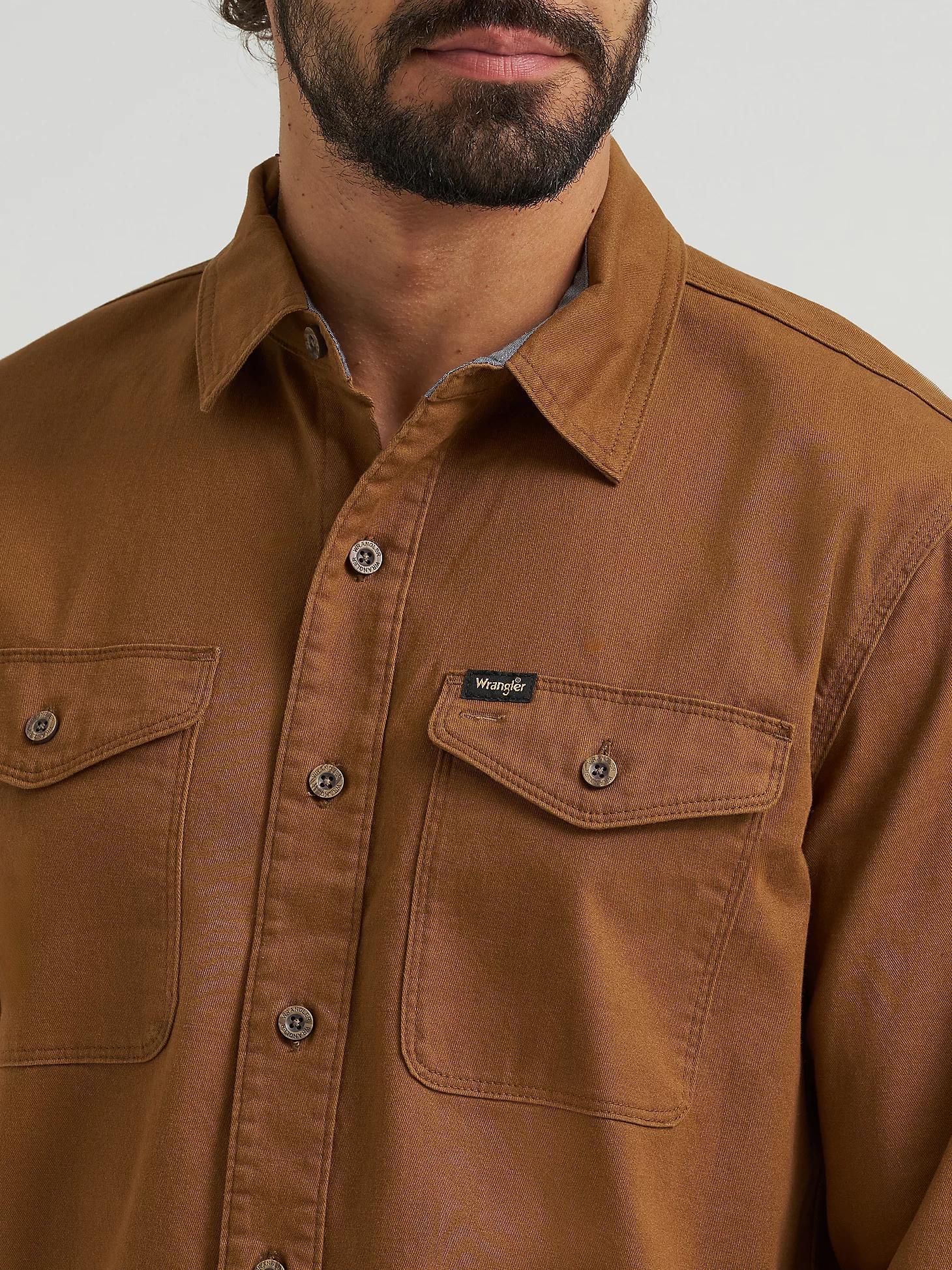 Men's Wrangler® Epic Soft™ Stretch Twill Shirt in Dachshund Product Image