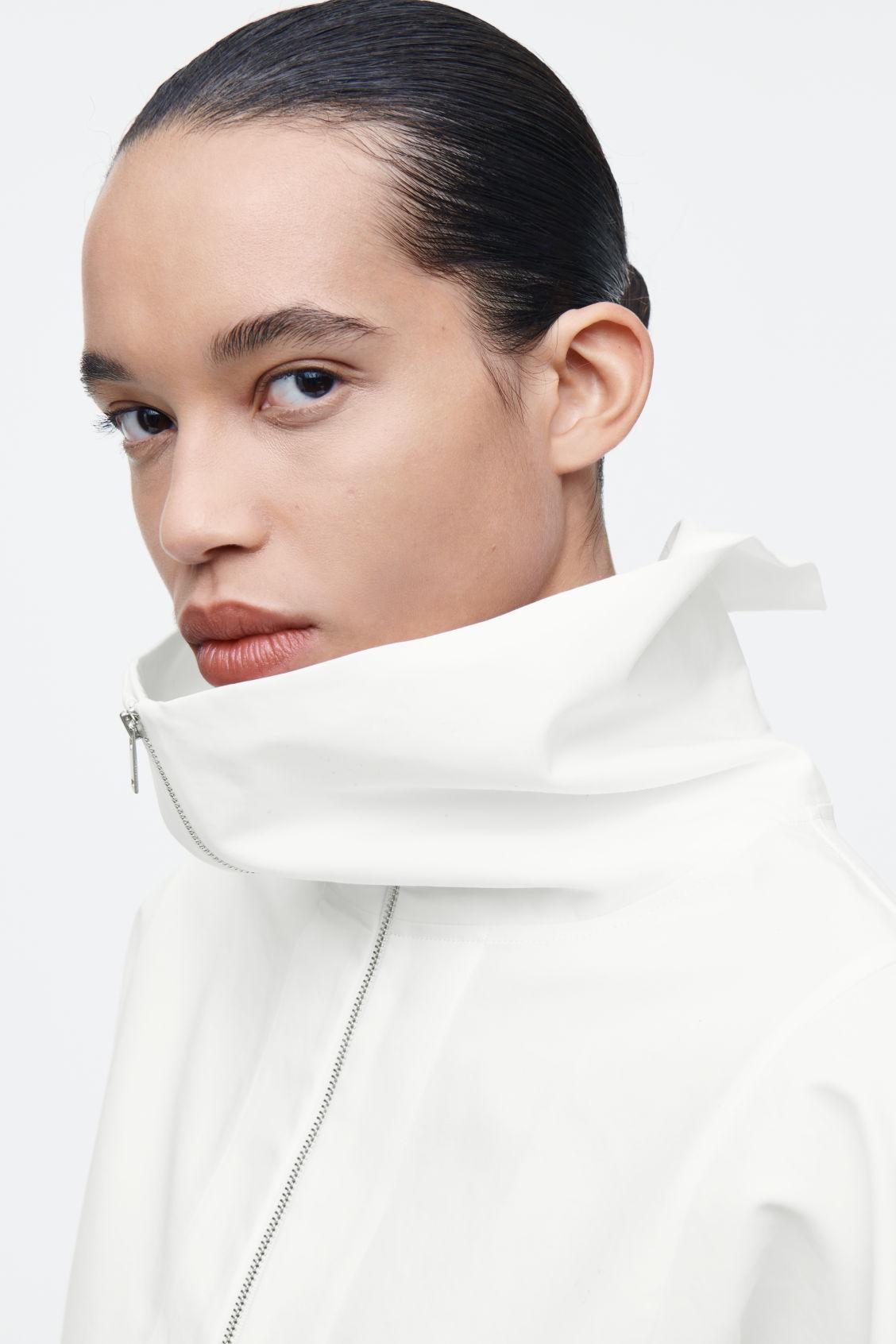 HALF-ZIP BLOUSON SHIRT Product Image