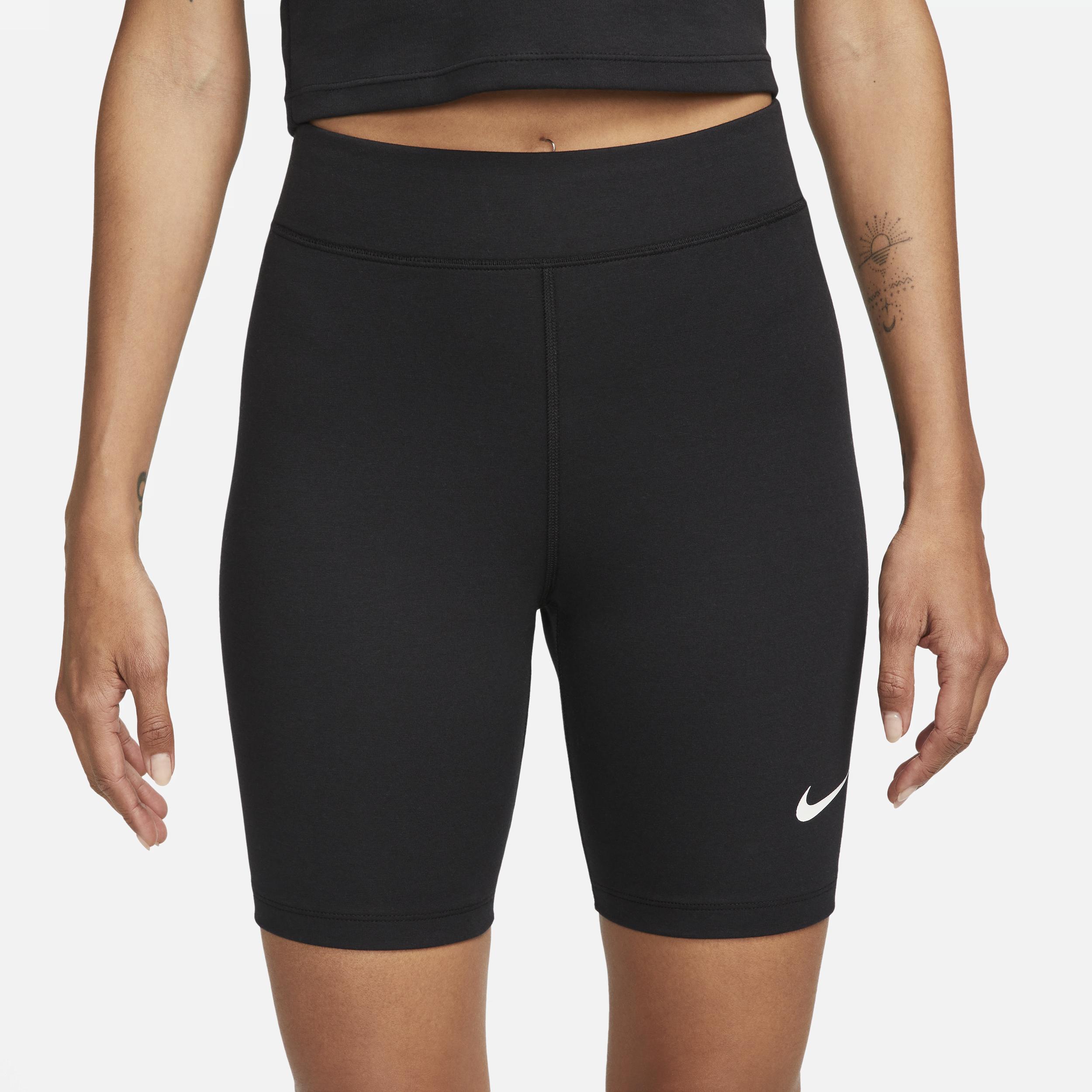 Womens Nike Sportswear Classic High-Waisted 8 Biker Shorts | DV7797-010 Product Image