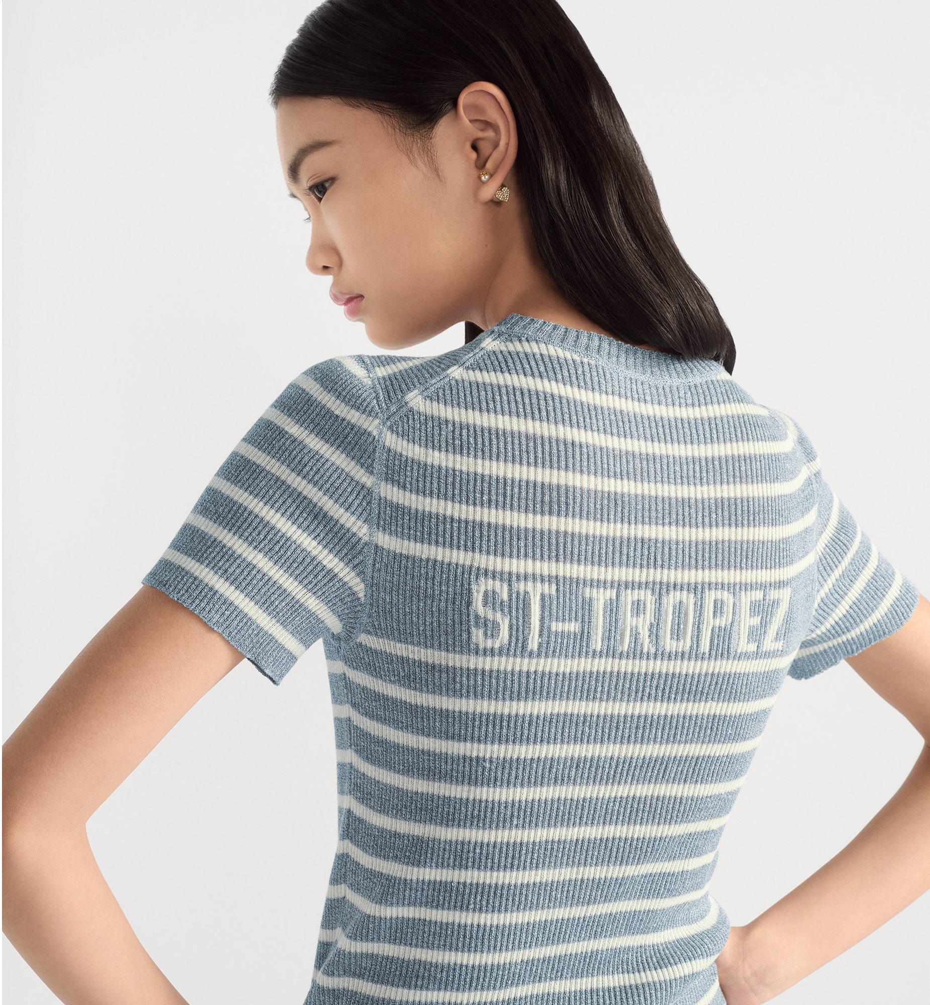 Dioriviera Cropped Short-Sleeved Sweater Product Image