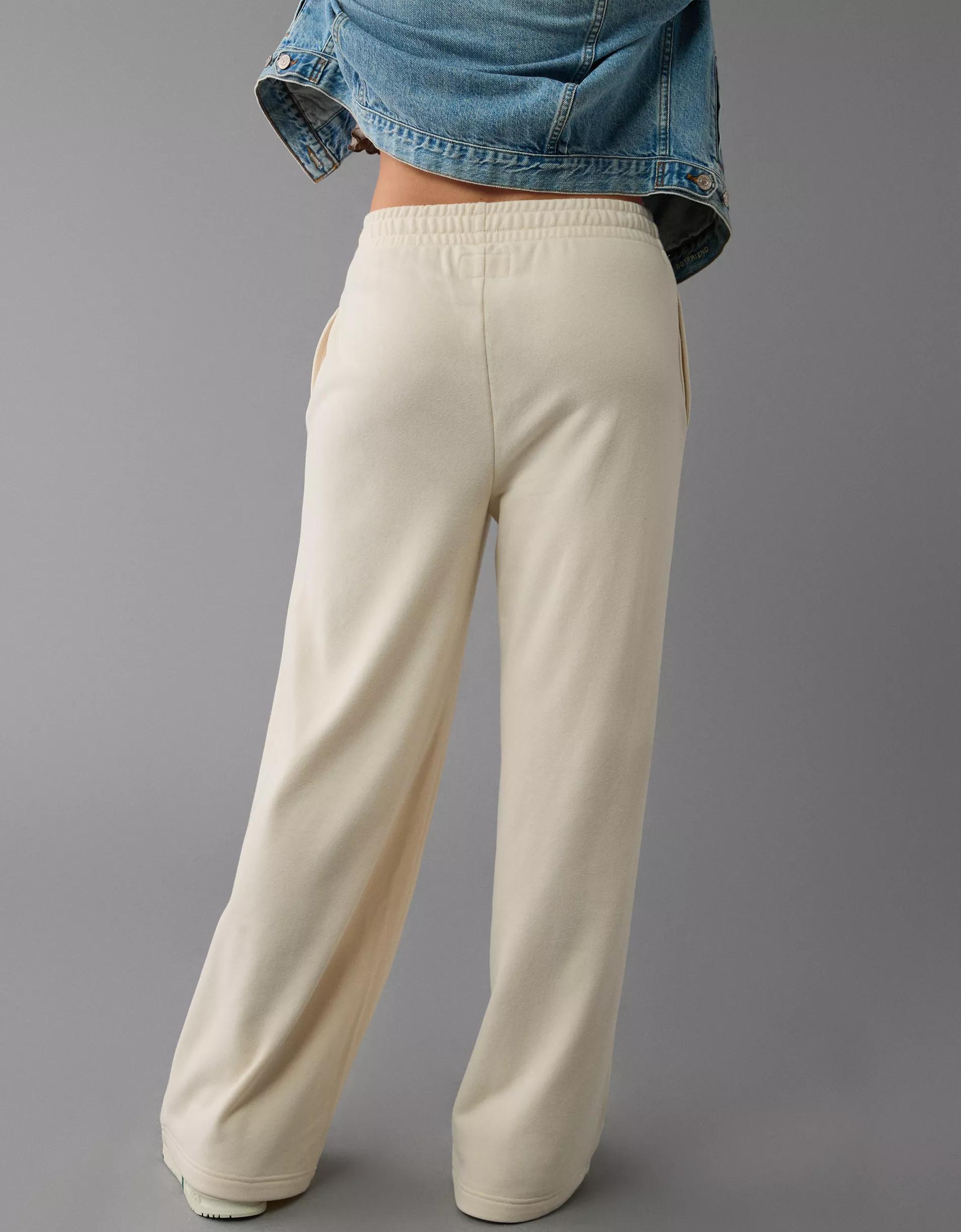 AE Knit Baggy Wide-Leg Sweatpant Product Image