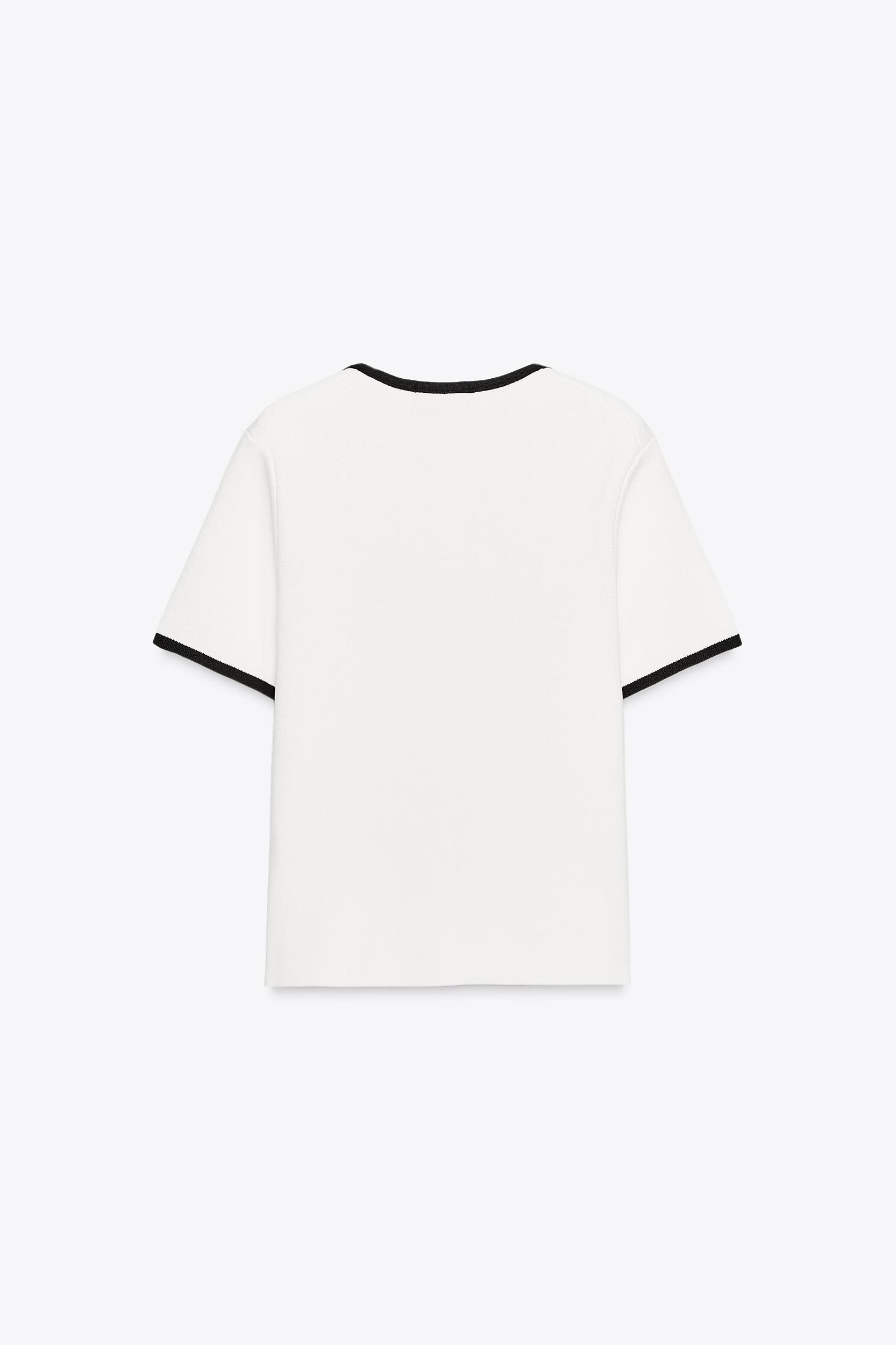 CONTRAST TRIM CARDIGAN Product Image