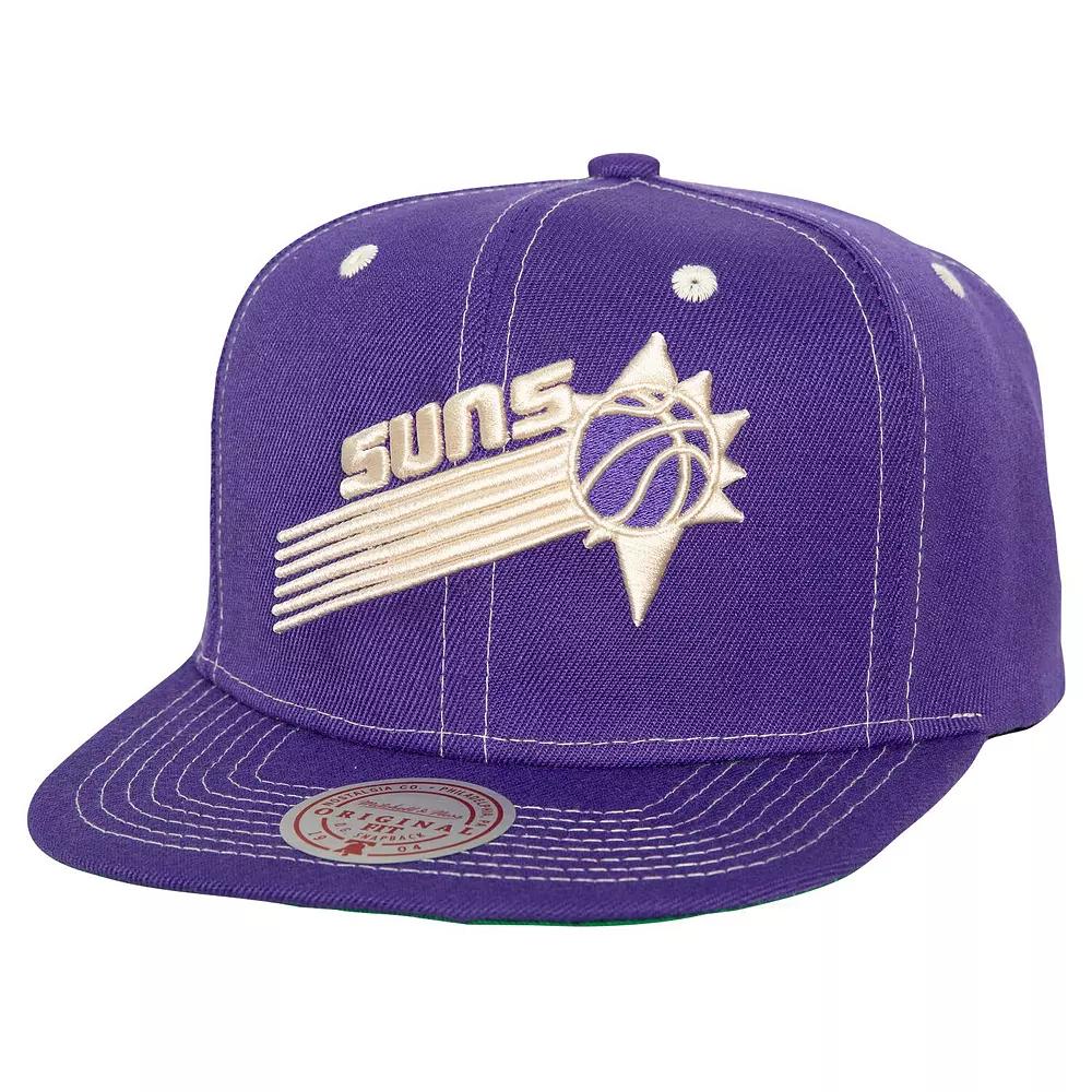 Men's Mitchell & Ness Purple Phoenix Suns Energy Contrast Snapback Hat, Phx Purple Product Image