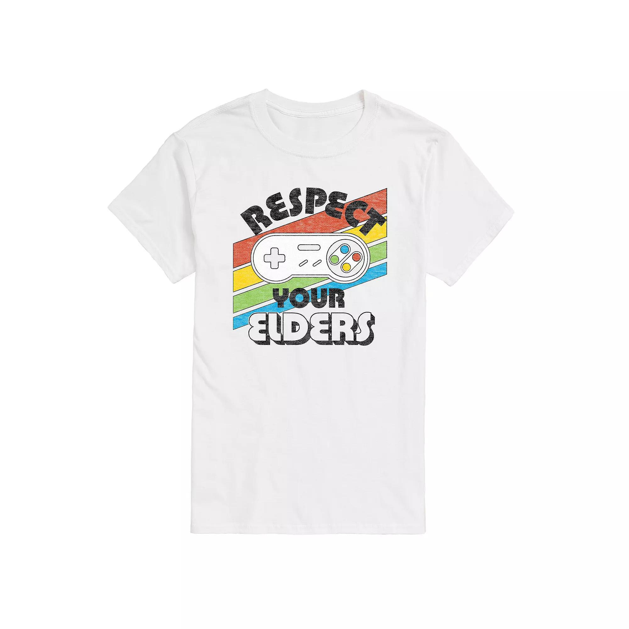 Big & Tall Respect Your Elders Graphic Tee, Men's,  Product Image
