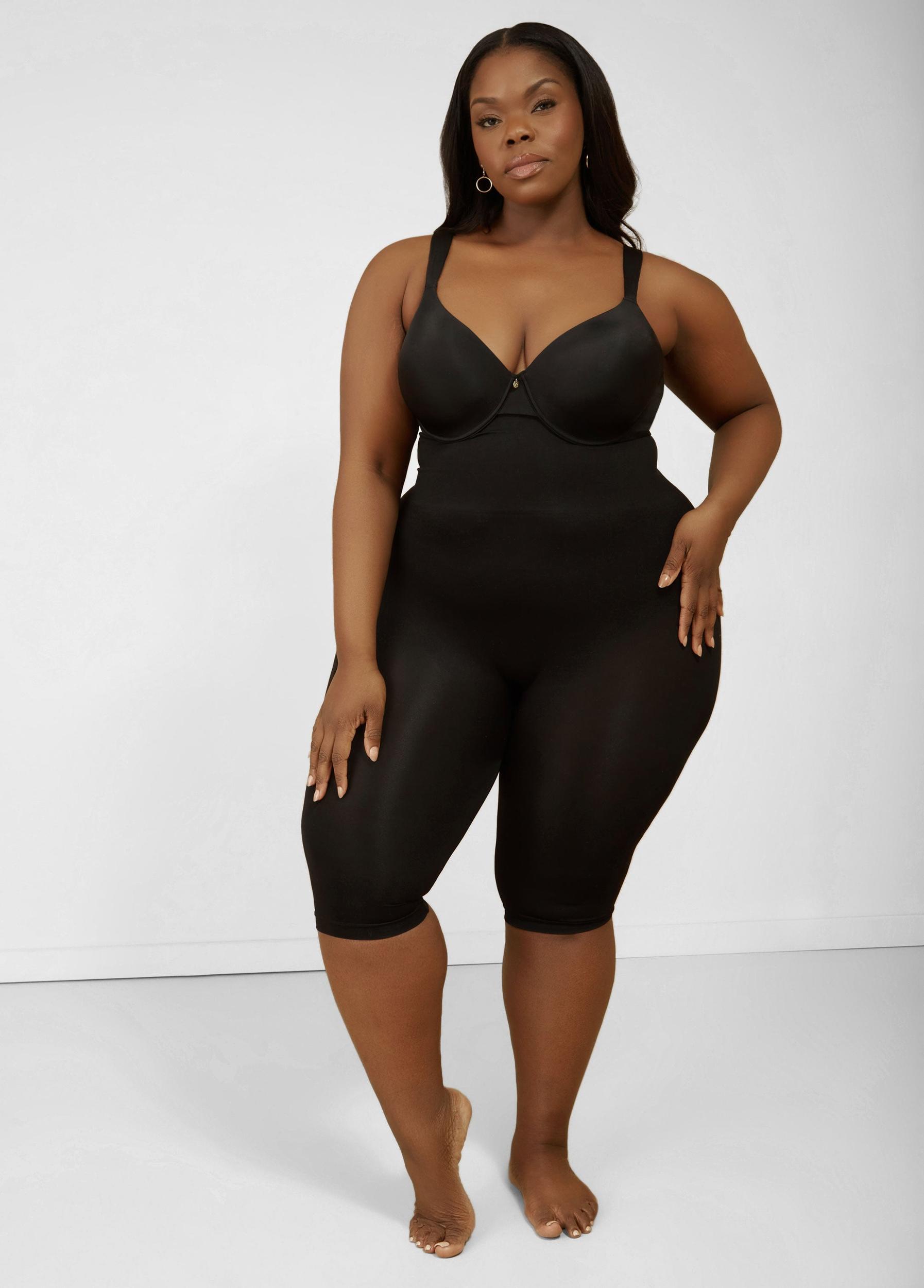 Plus Size Medium Control Shaping Capri Ashley Stewart Product Image