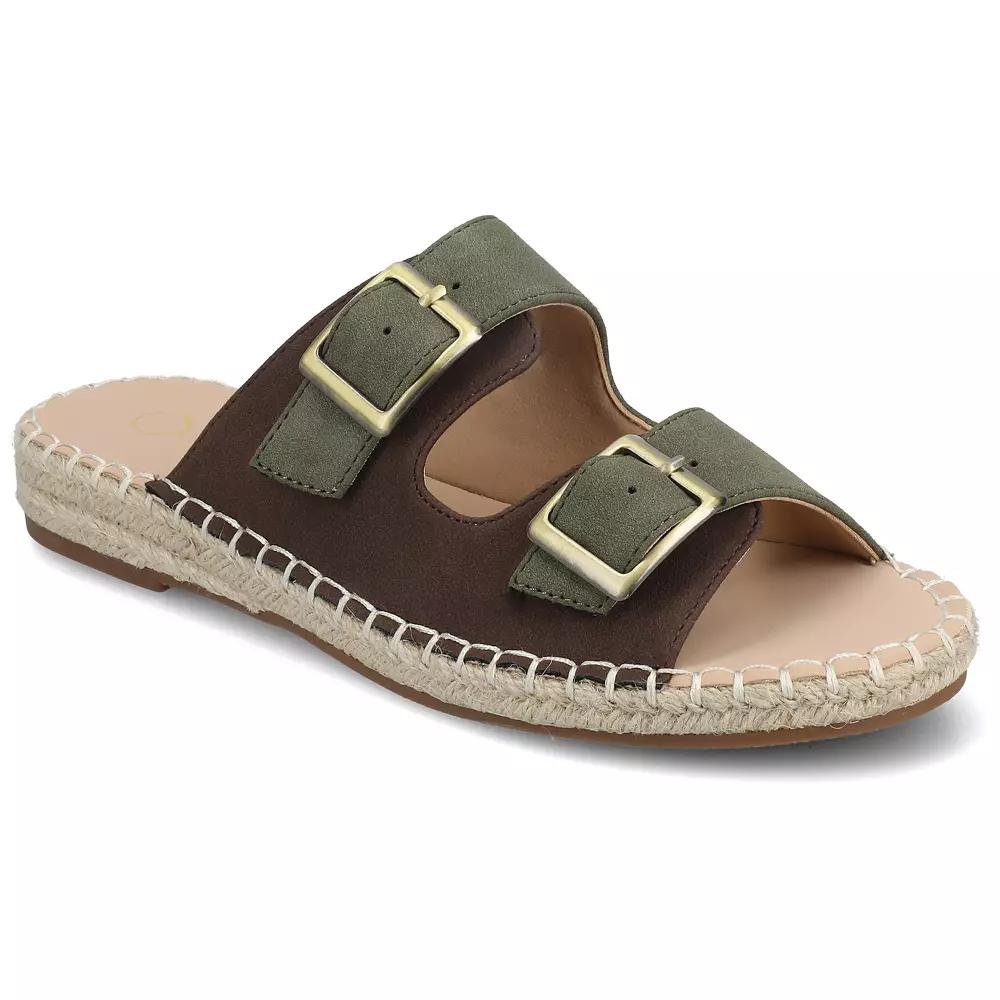Journee Women's Tresah Double Strap Espadrille Sandals,  Product Image