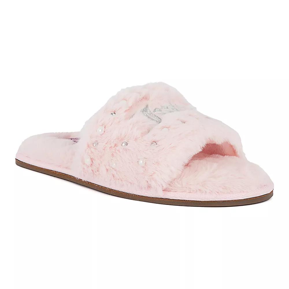 Juicy Couture Gyanna 2 Women's Open Toe Slippers, Size: 10, Blush Product Image
