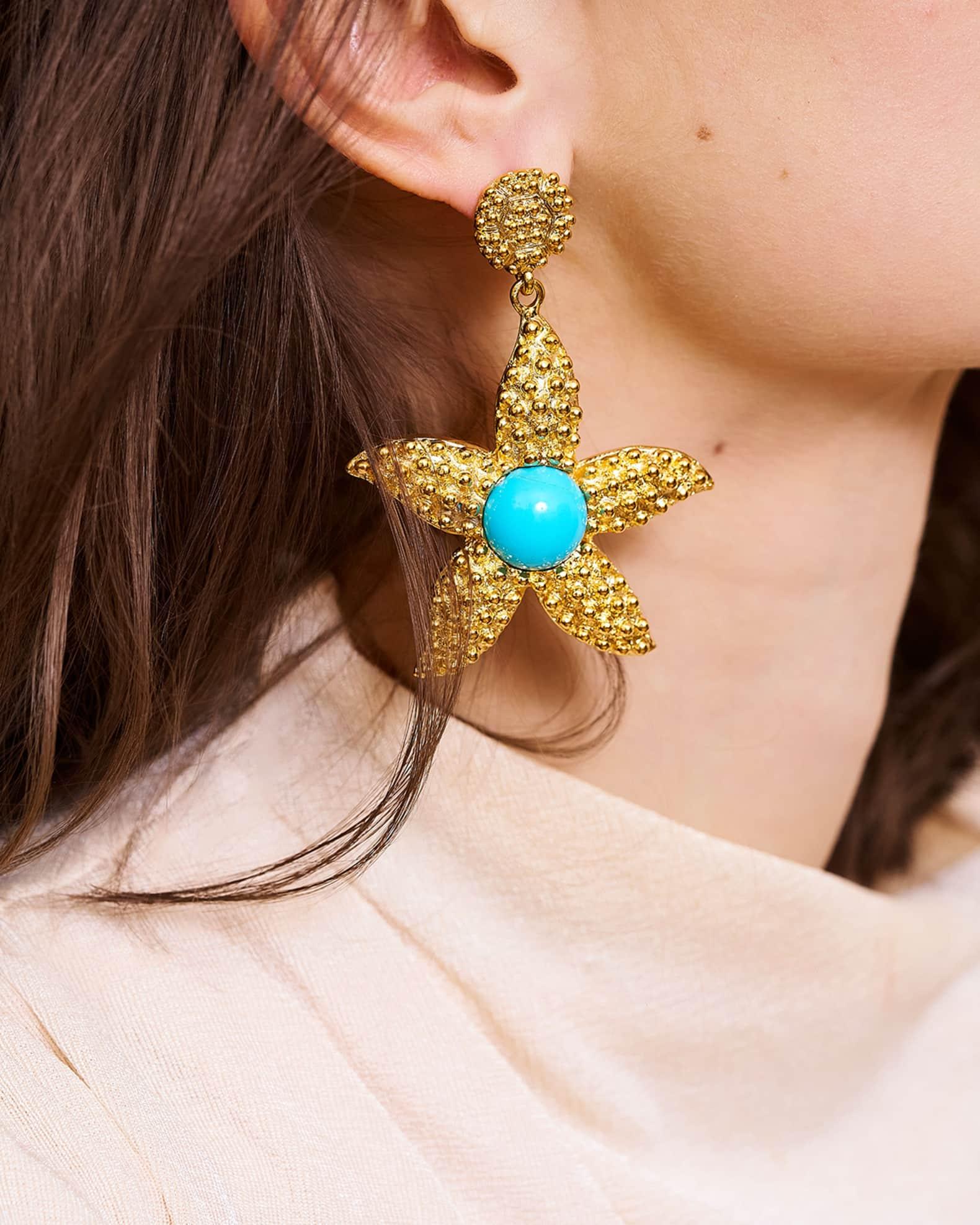 Starfish Cabochon Earrings Product Image