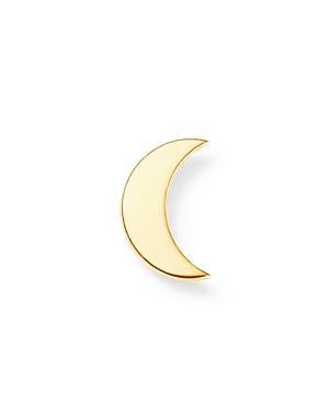 Zoe Chicco 14K Yellow Gold Single Itty Bitty Crescent Moon Stud Earring Product Image