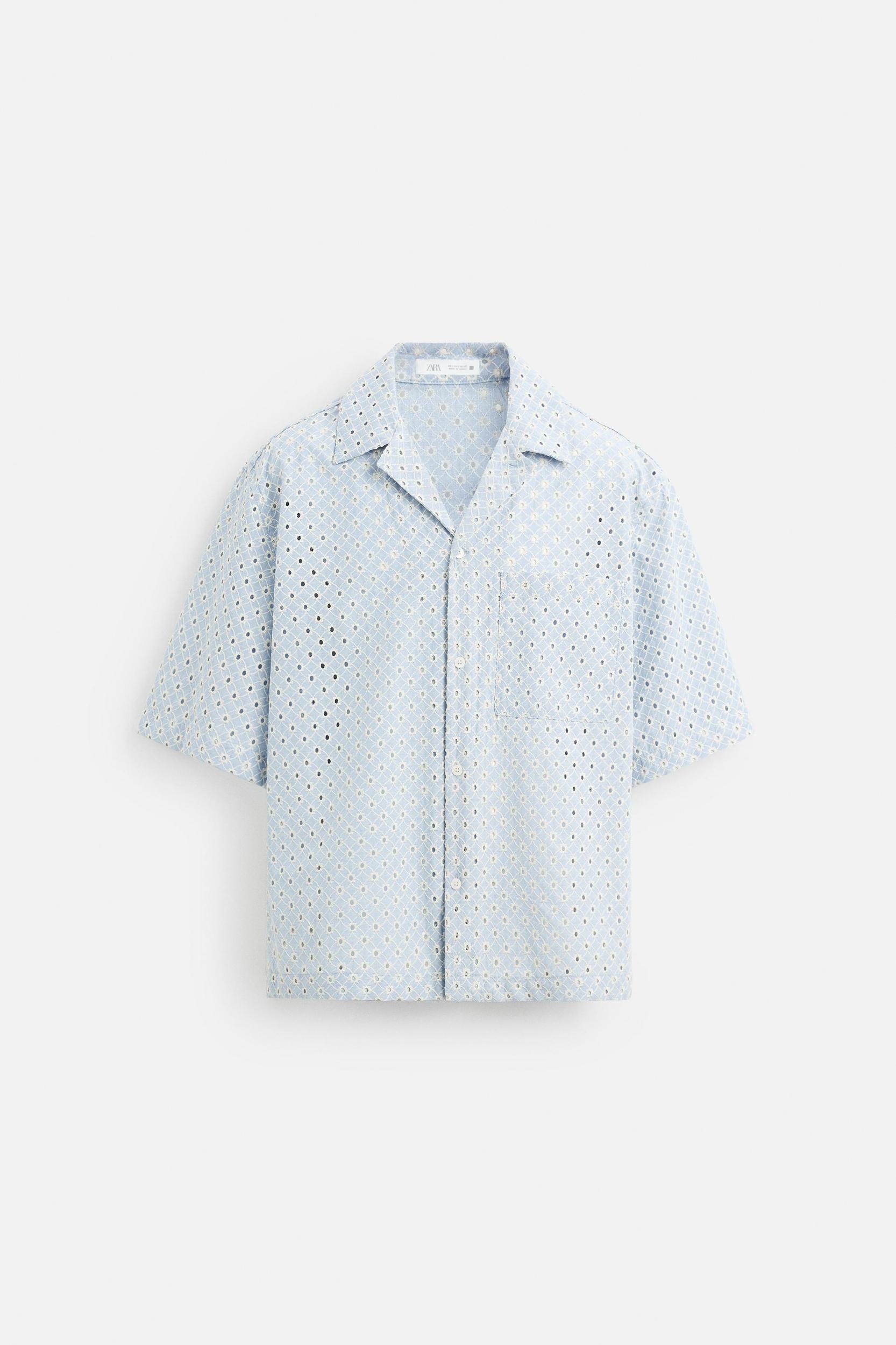 EMBROIDERED DIE-CUT SHIRT Product Image
