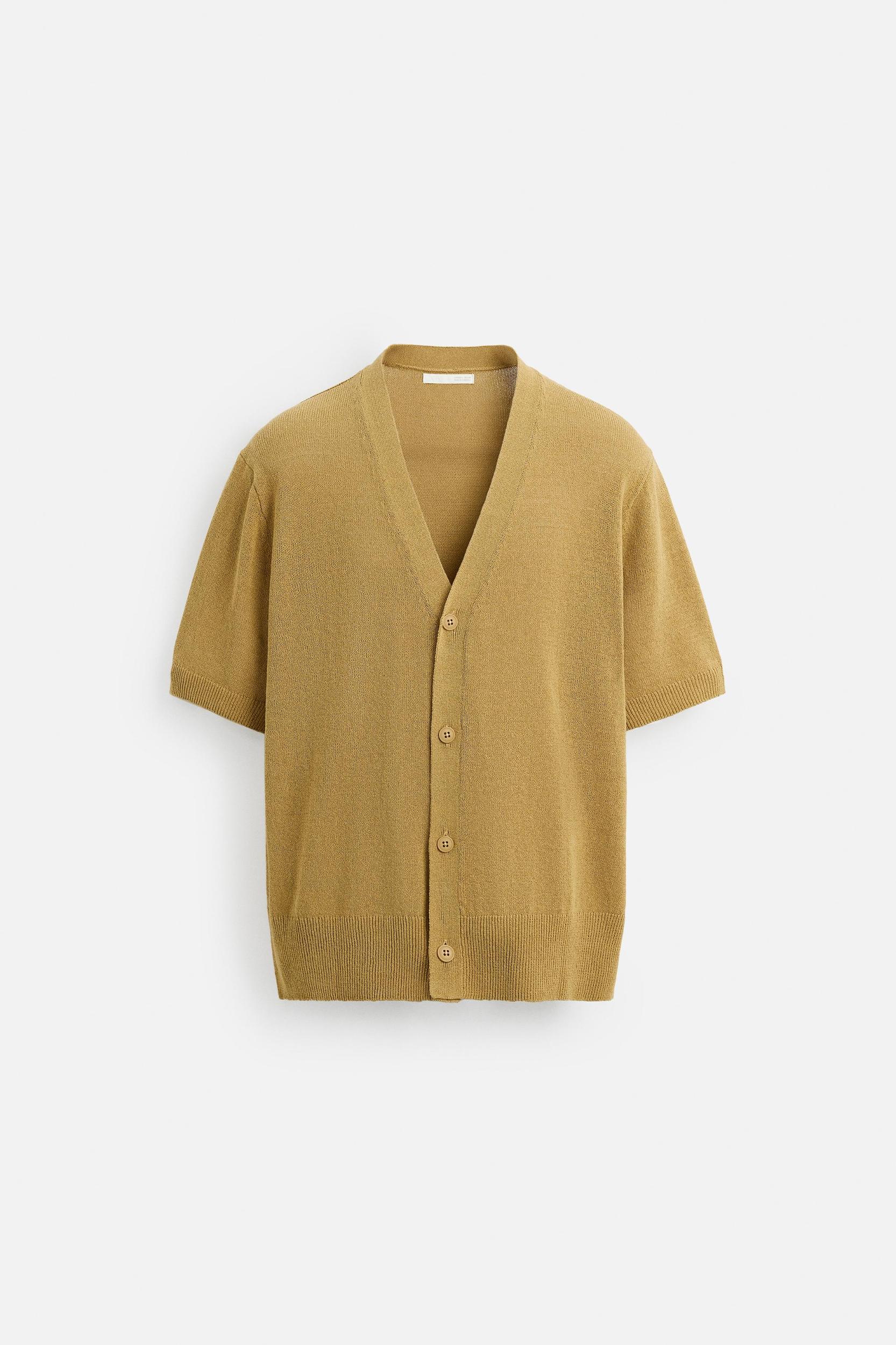SHORT SLEEVE CARDIGAN Product Image