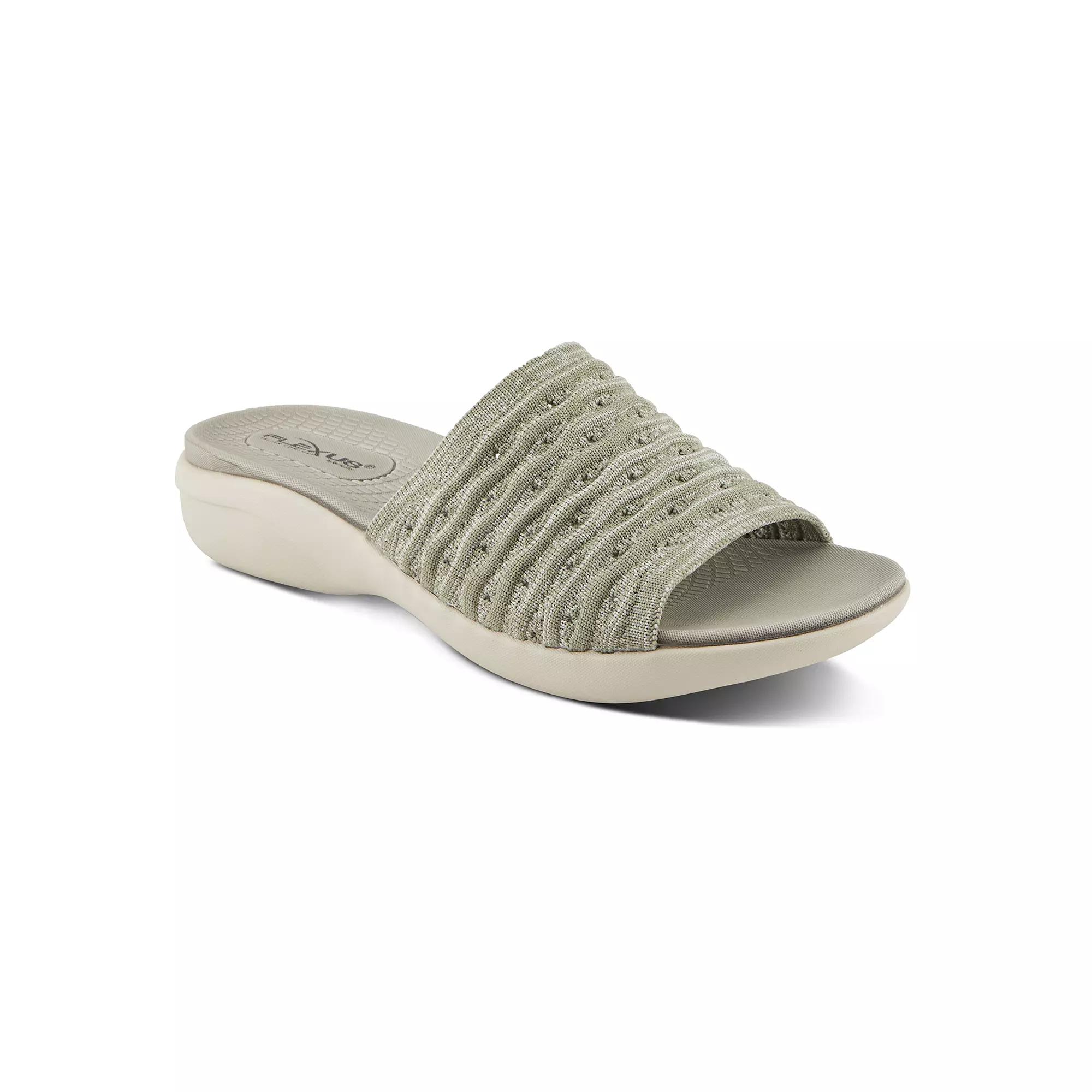 Flexus by Spring Step Deondre Women's Slide Sandals, Size: 36, Sage Green Product Image
