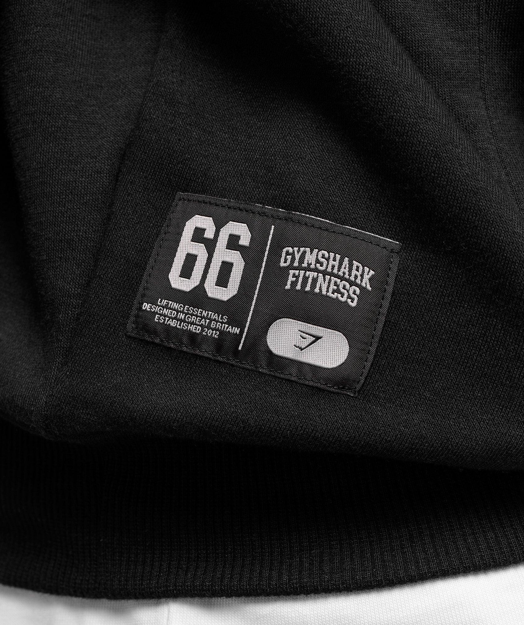 Gymshark Campus Hoodie - Black Male Product Image