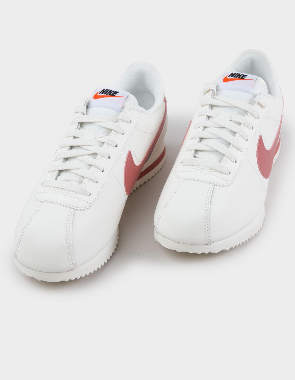 NIKE Cortez Womens Shoes - WHITE/RUST Product Image