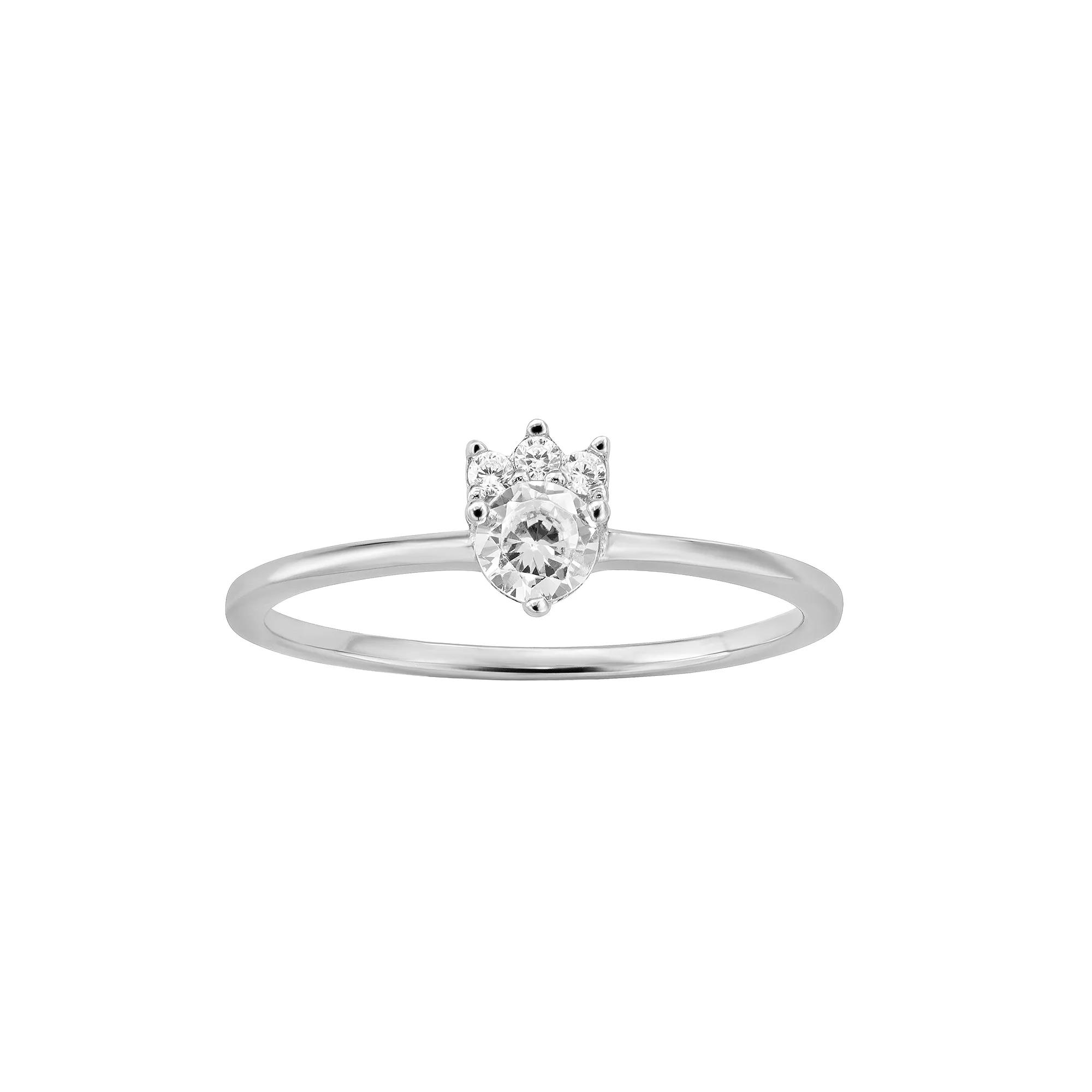 PRIMROSE Sterling Silver Cubic Zirconia Ring, Women's, Size: 7 Product Image