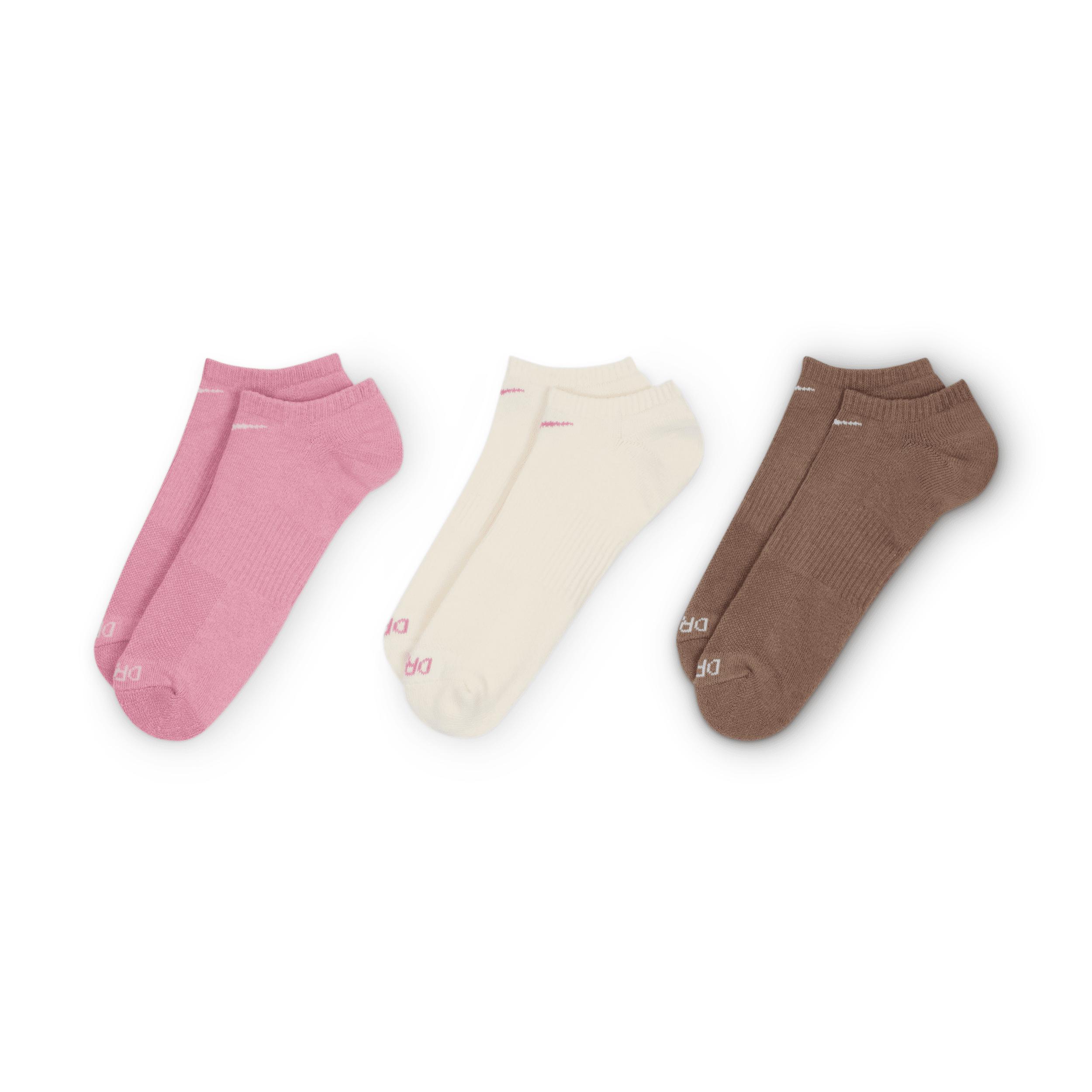 Nike Unisex Everyday Plus Cushion Training No-Show Socks (3 Pairs) | SX6889-968 Product Image