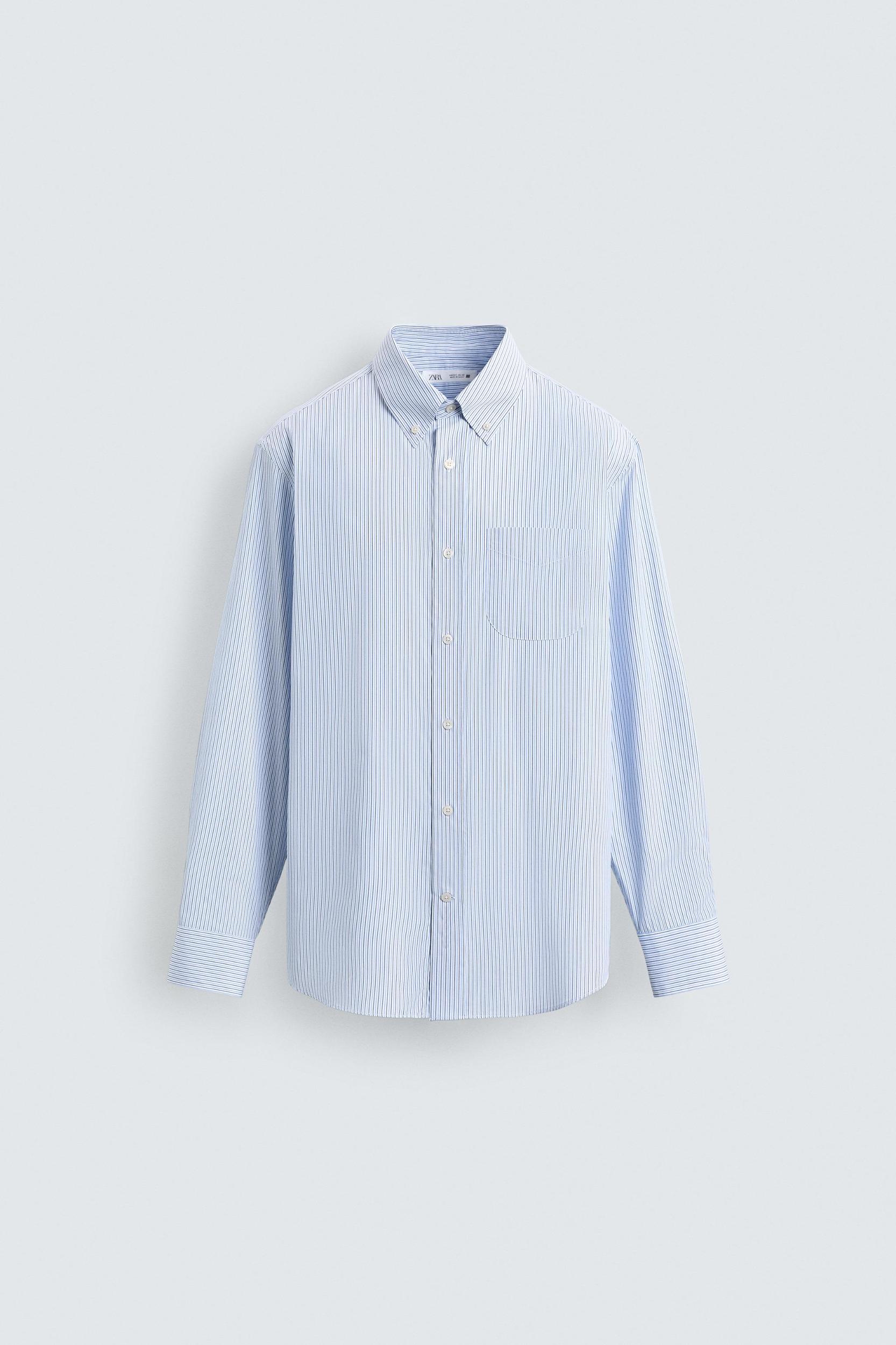 TEXTURED STRIPED SHIRT Product Image