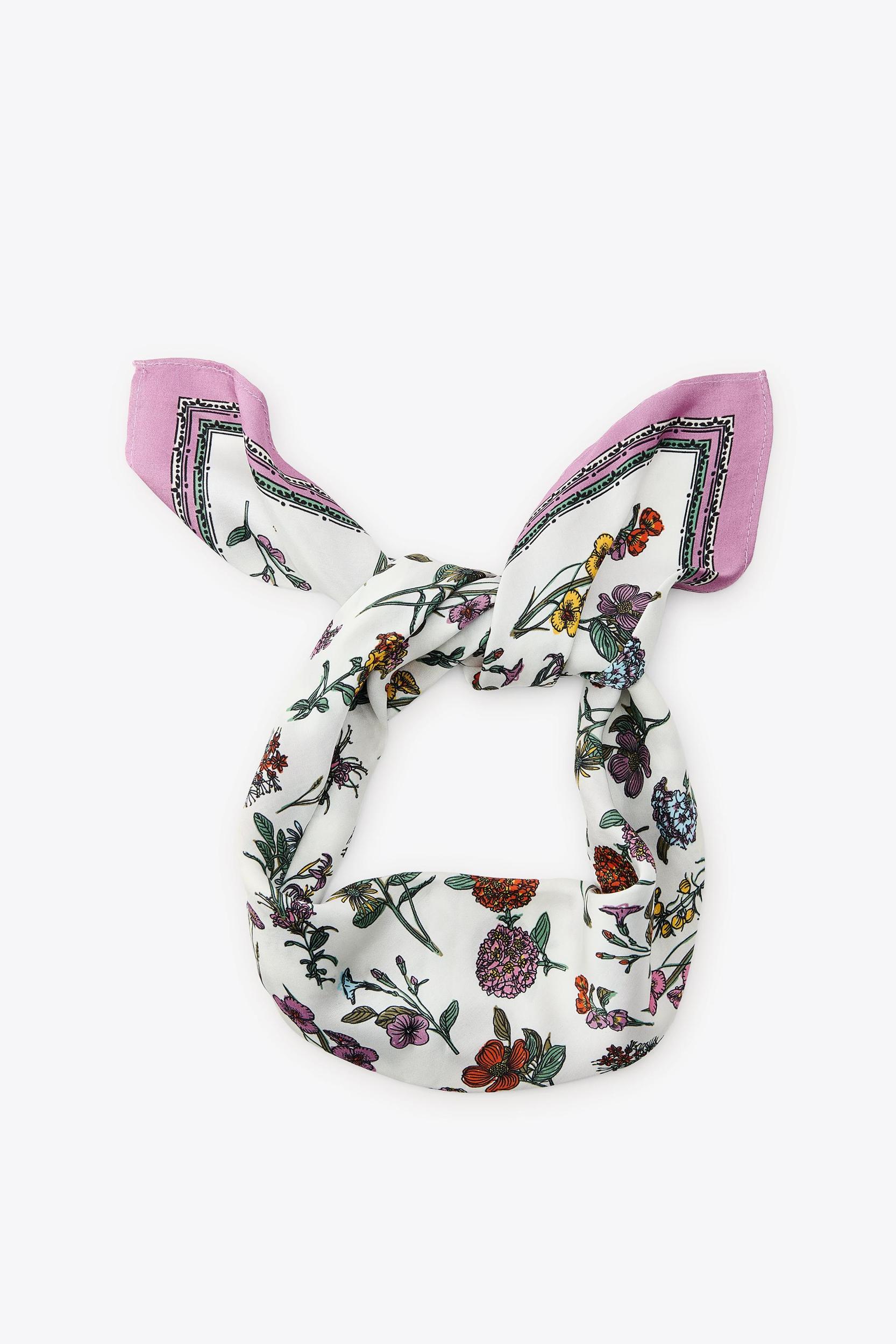 FLORAL PRINT SCARF Product Image