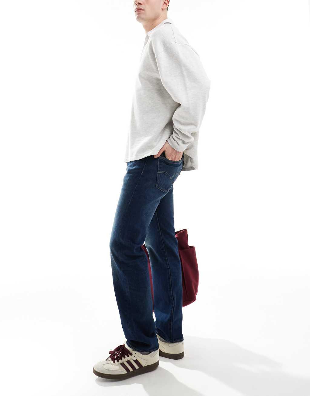 Levi's 501 Original straight fit jeans in dark wash Product Image