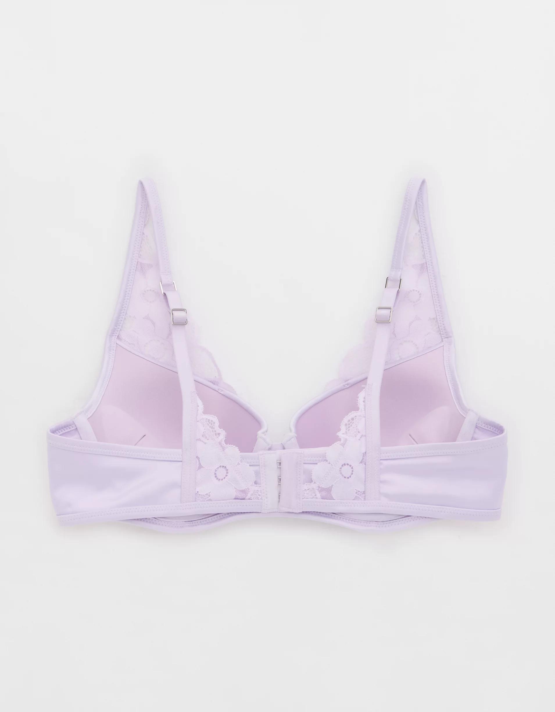 Show Off Plunge Push Up Real Lace Bra Product Image