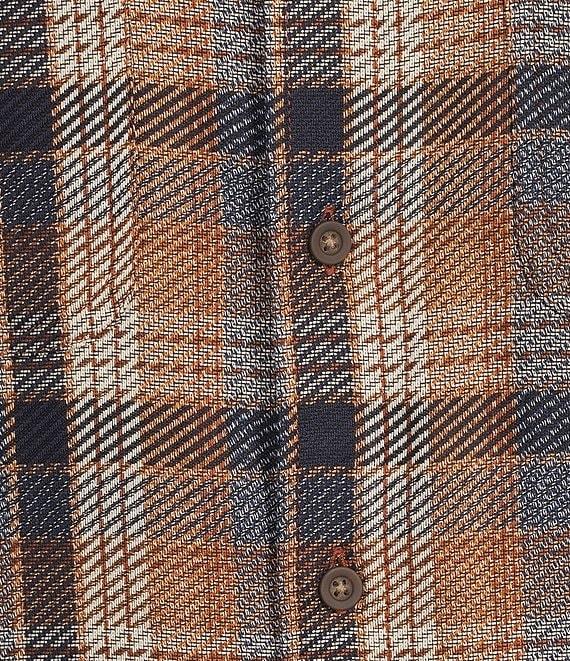 Rowm Long Sleeve Jaspe Large Plaid Button Down Sport Shirt Product Image