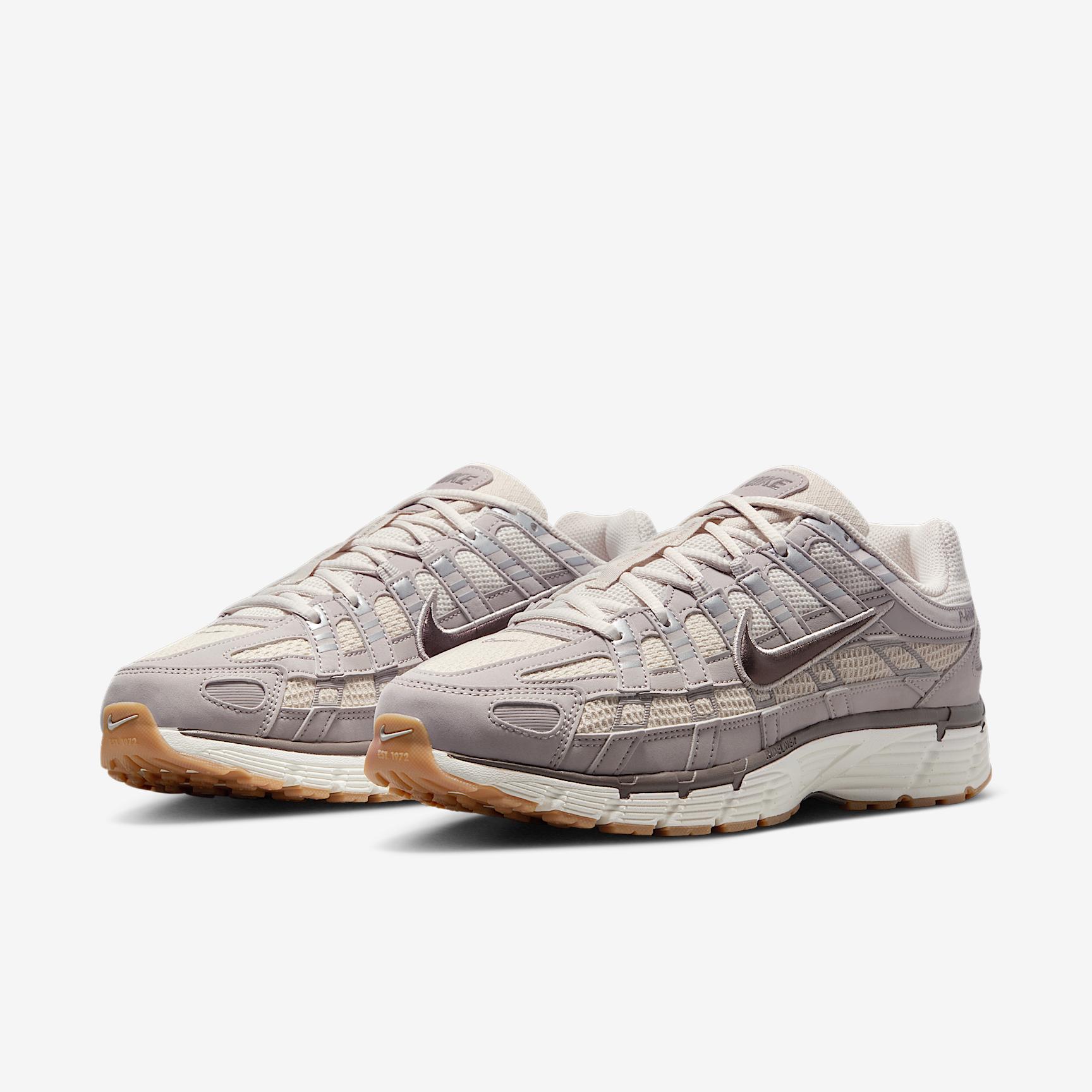 Nike Mens Nike P-6000 SE - Mens Running Shoes College Grey/Cave Stone/Lt Orewood Brown Product Image