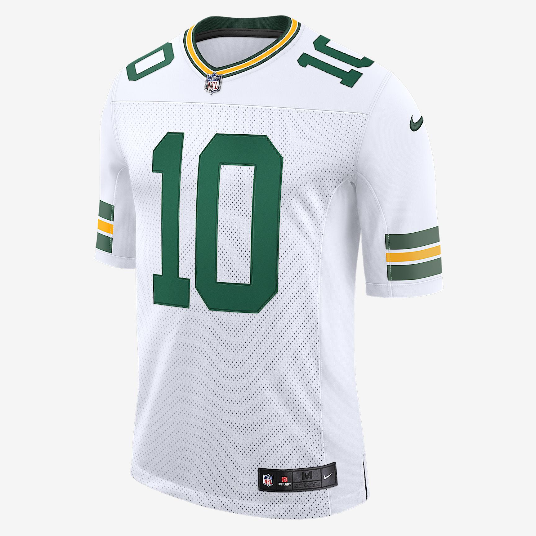 Jordan Love Green Bay Packers Nike Mens Dri-FIT NFL Limited Jersey | 32NMGPLR7TF-017 Product Image