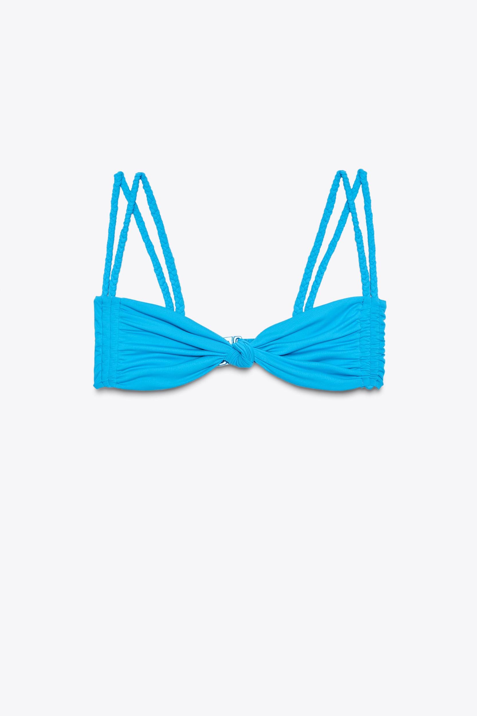 DOUBLE BRAIDED STRAP BIKINI TOP Product Image