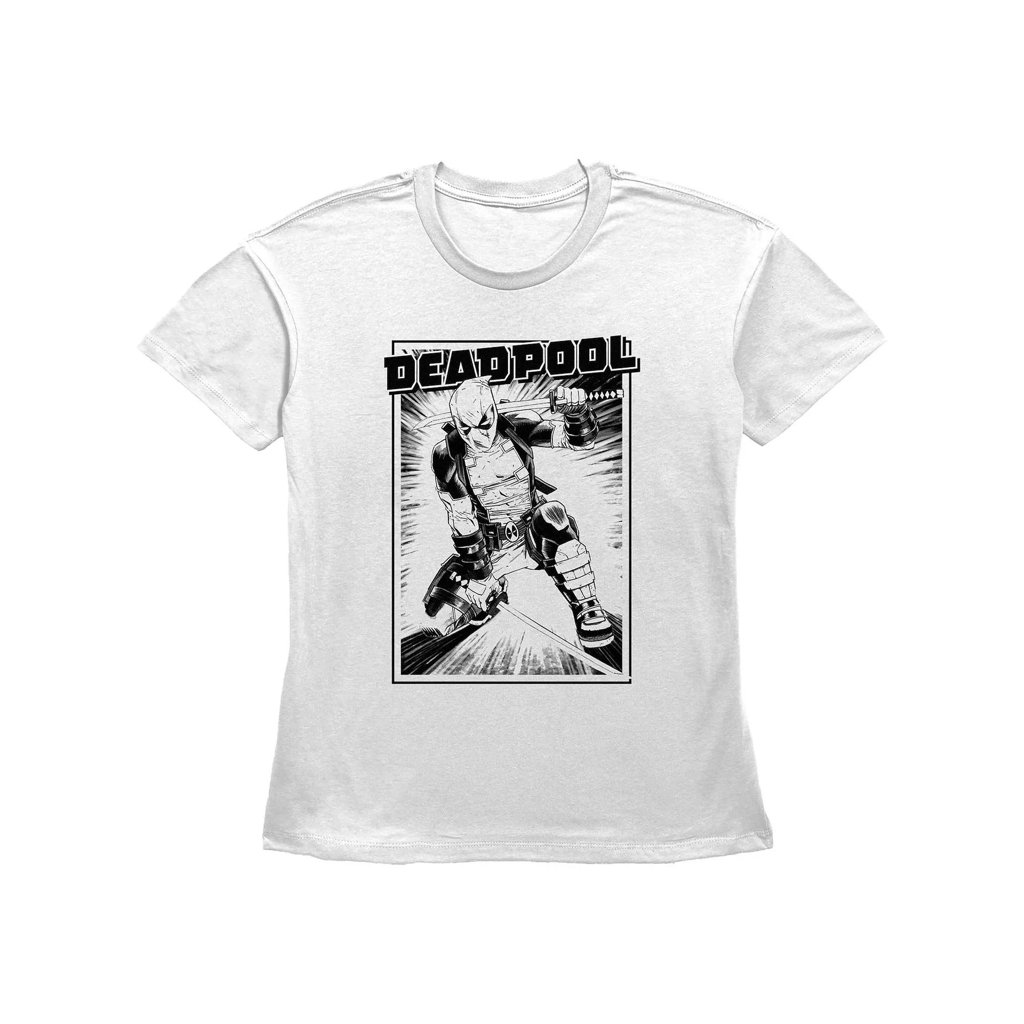 Women's Marvel Deadpool Samurai Stance Graphic Tee,  Product Image