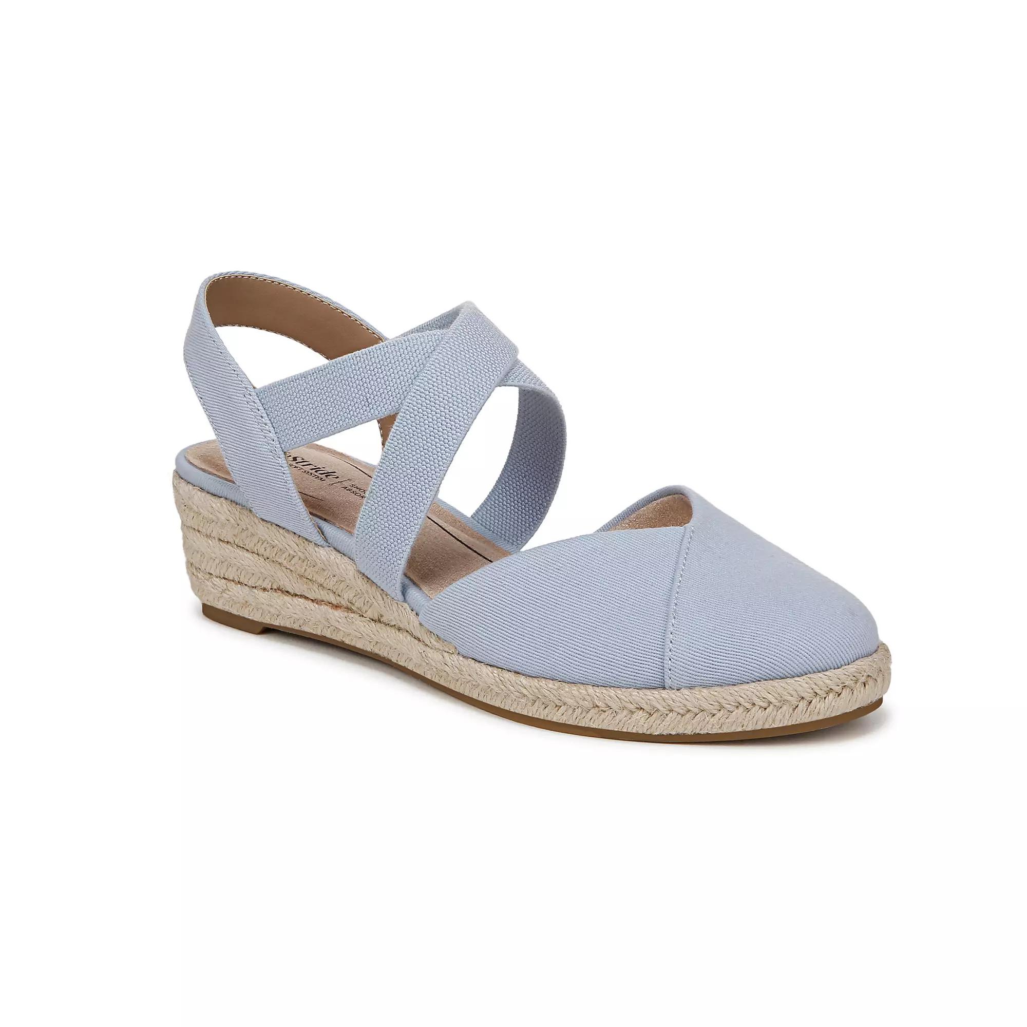 LifeStride Kimball Women's Espadrille Slip-On Wedges,  Product Image