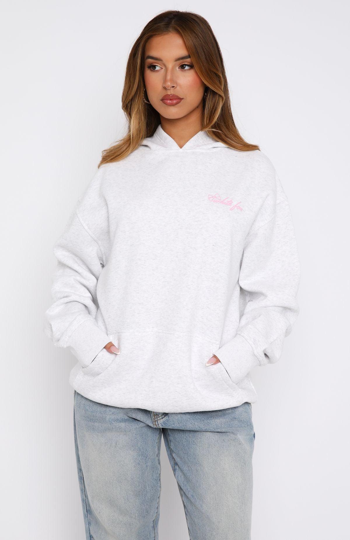 Got What You Need Oversized Hoodie Grey Marle Product Image