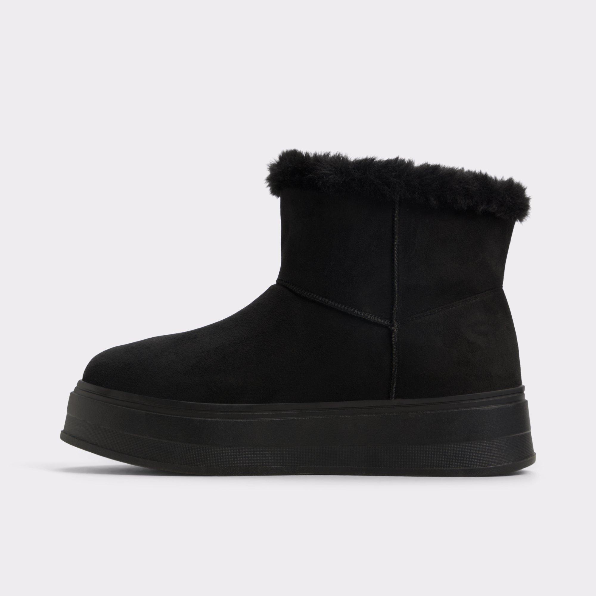 Plushy Black Women's Cold Weather Shoes | ALDO US Product Image