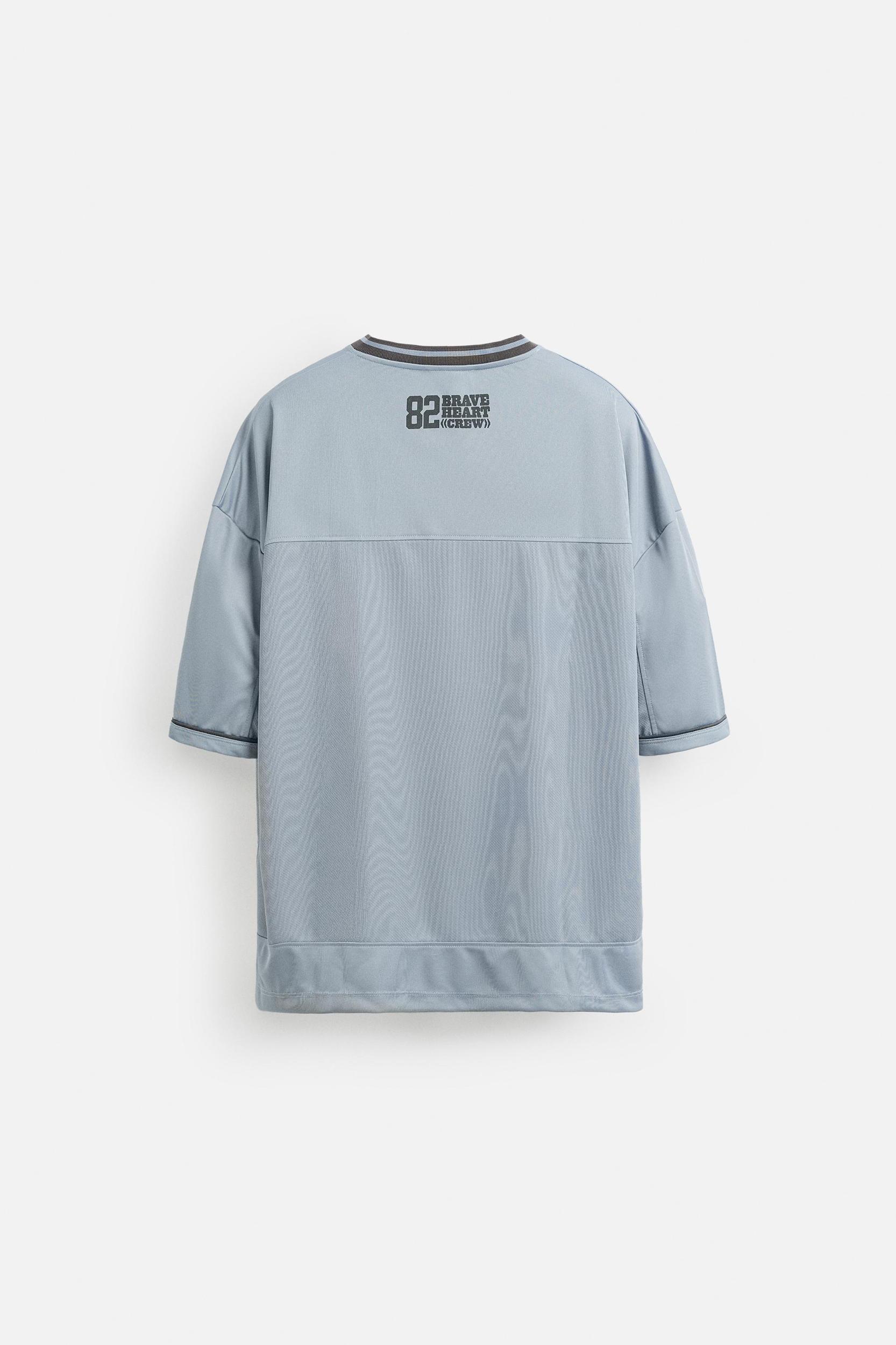 VARSITY TEXTURED T-SHIRT Product Image