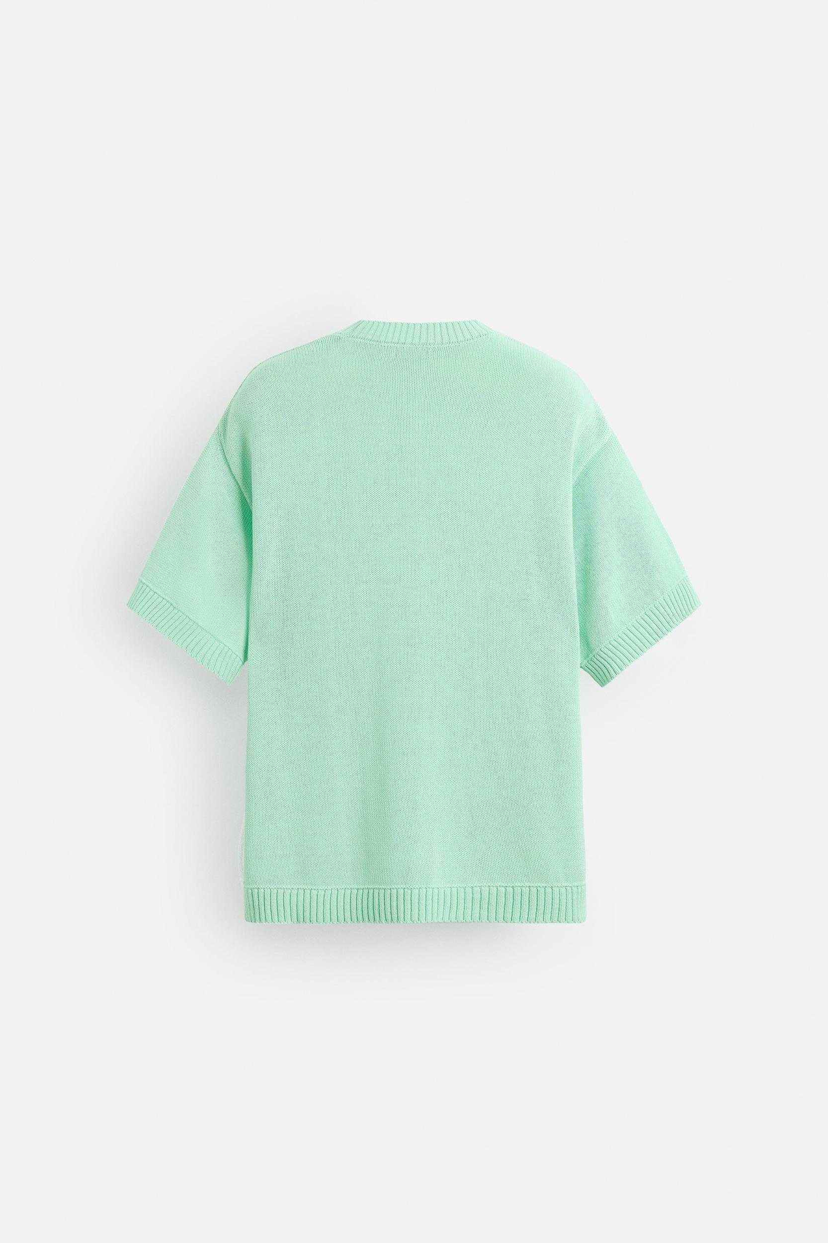 STRUCTURED KNIT T-SHIRT Product Image