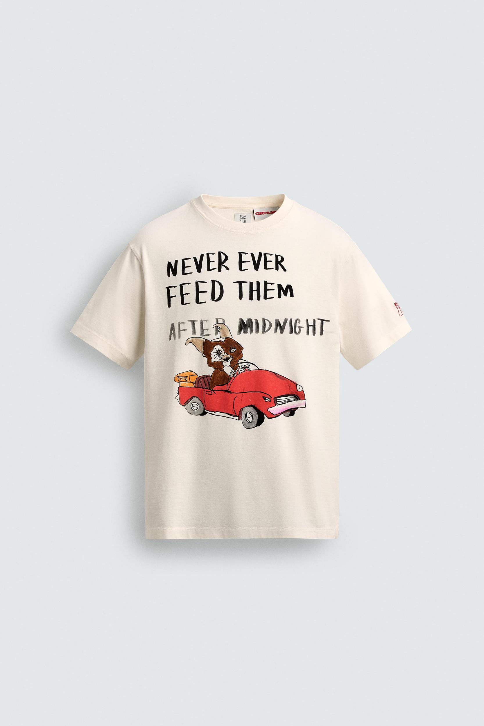 GREMLINS™ & © X DYLAN´S T-SHIRT CLUB X ZARA ILLUSTRATION T-SHIRT Product Image