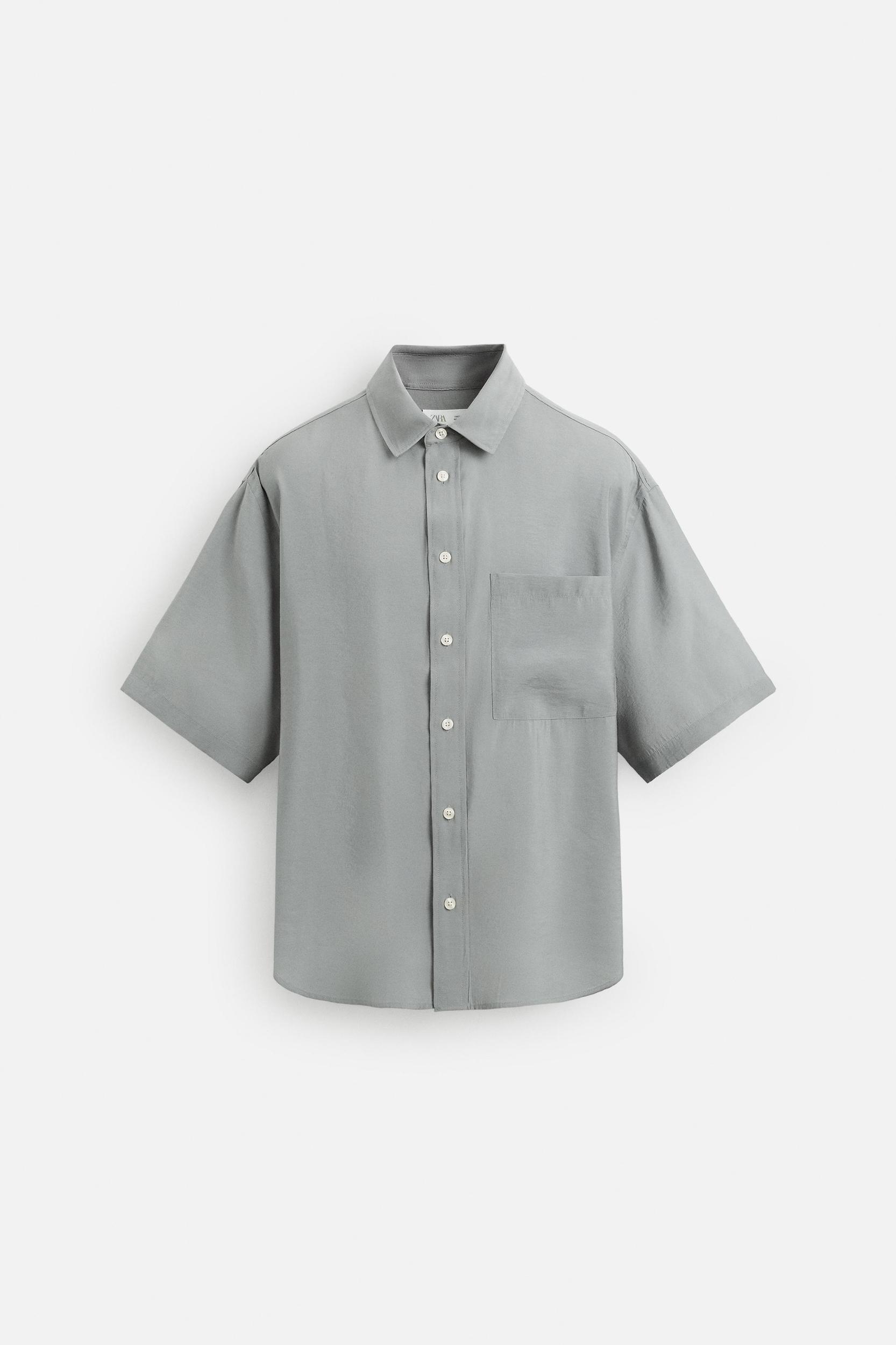 RELAXED FIT FLOWY SHIRT Product Image