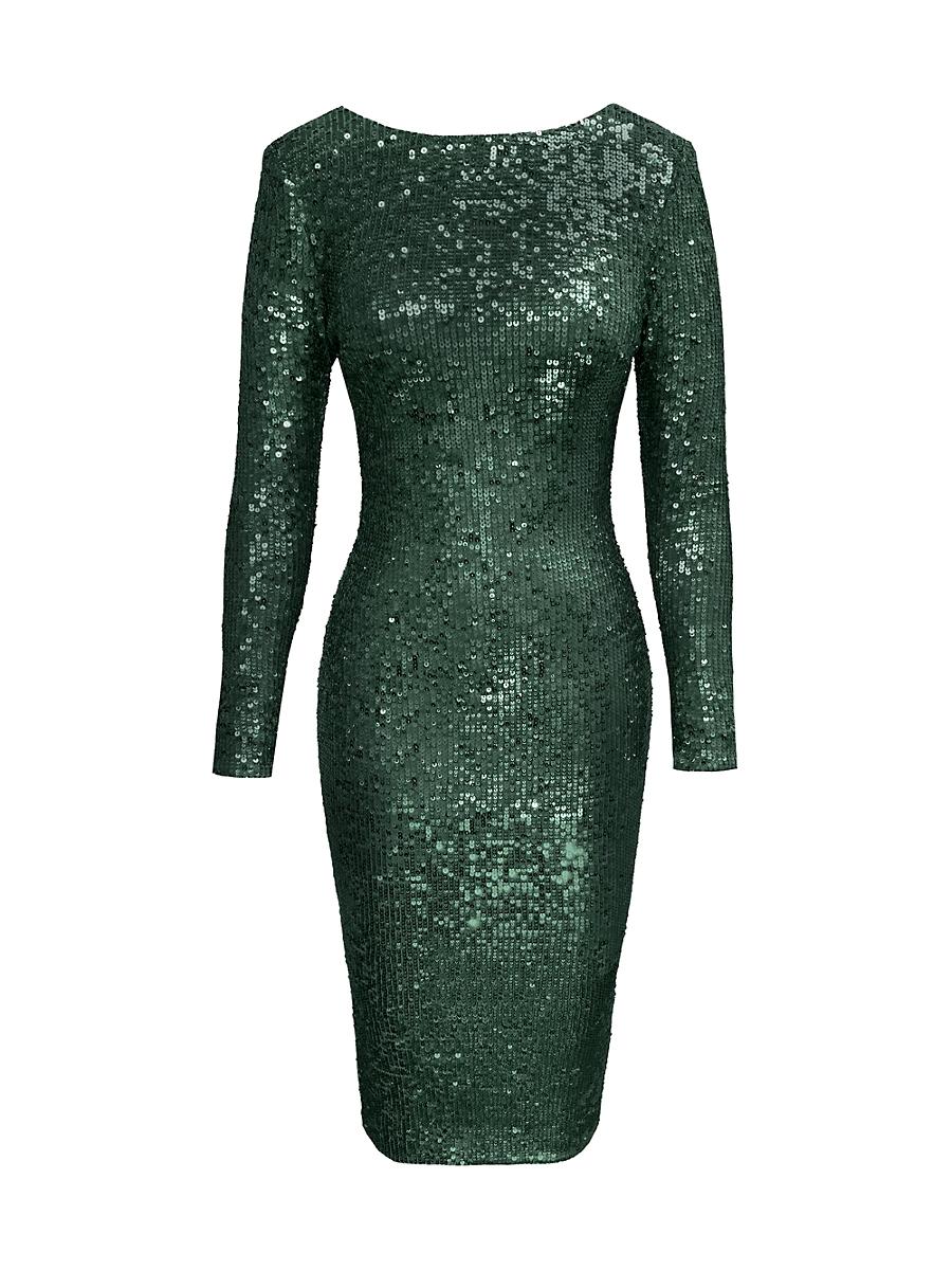 Womens Emery Sequined Midi-Dress Product Image