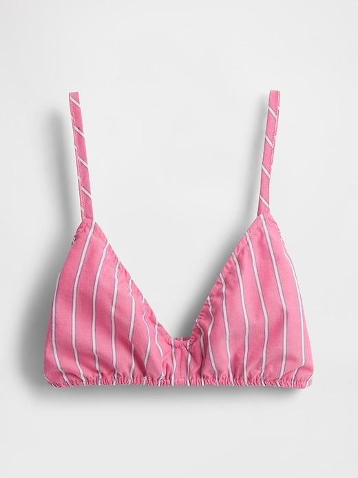 Poplin Triangle Bralette Product Image