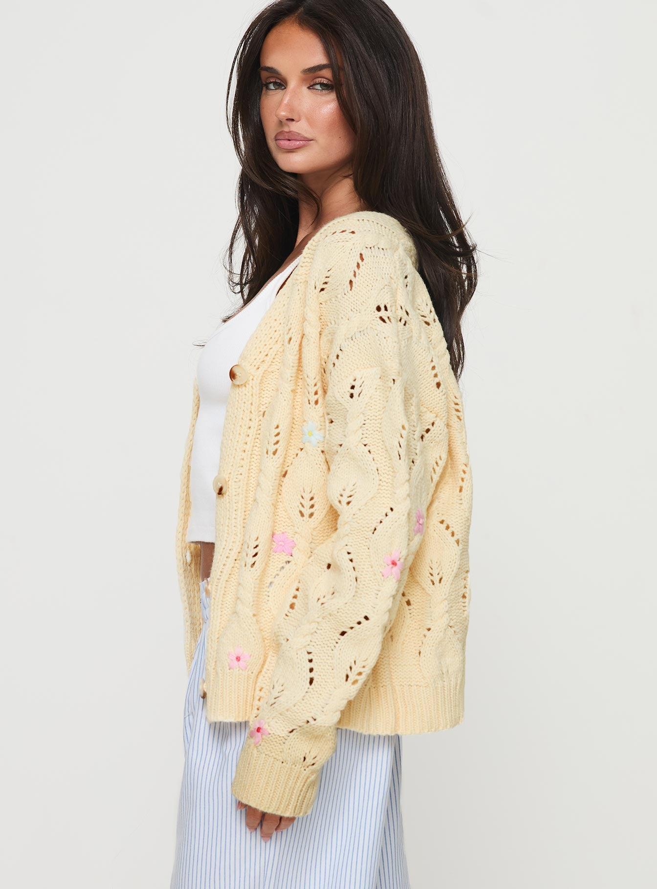 Daffodil Cardigan Cream Product Image