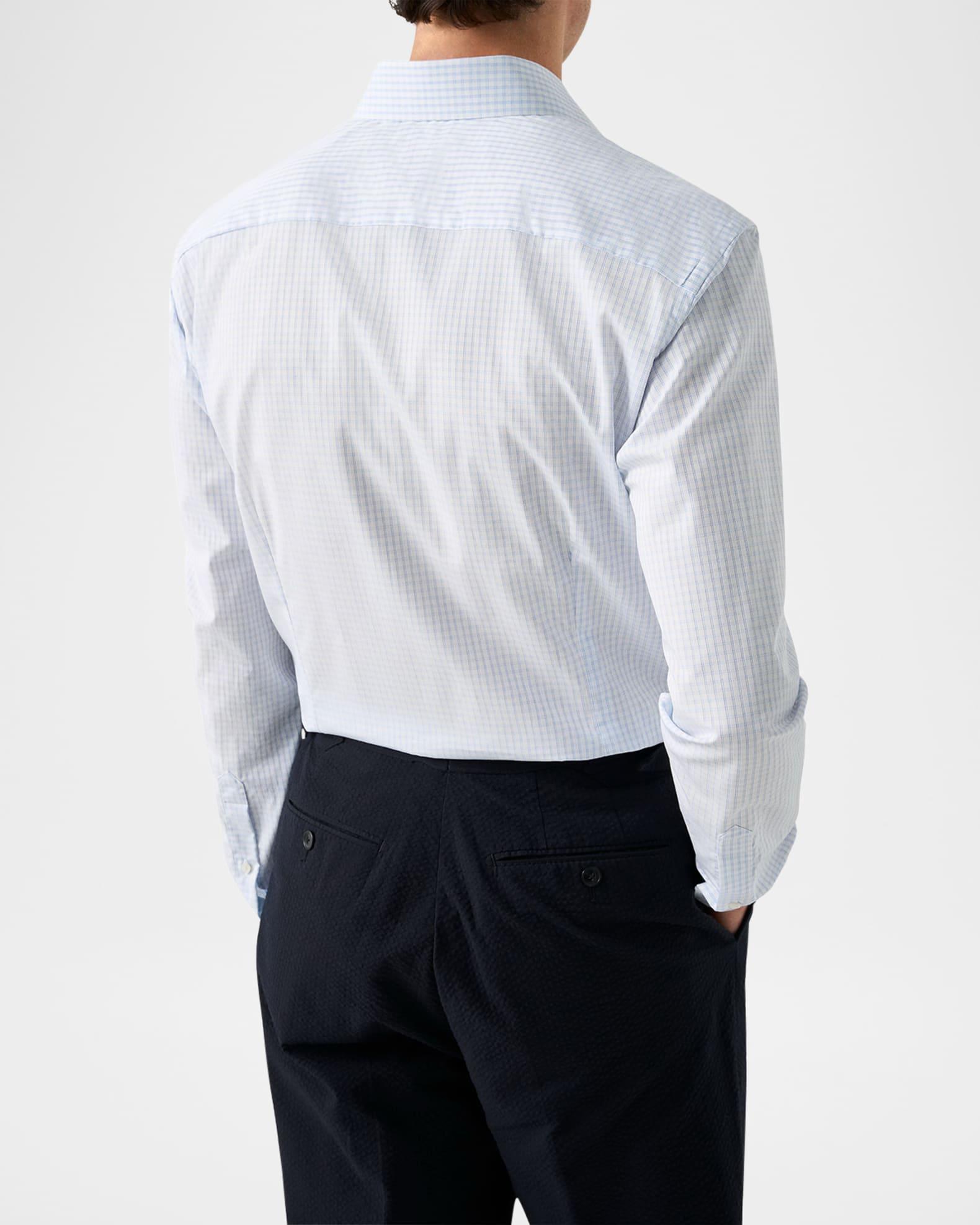 Men's Elevated Pique Check Contemporary Fit Dress Shirt Product Image