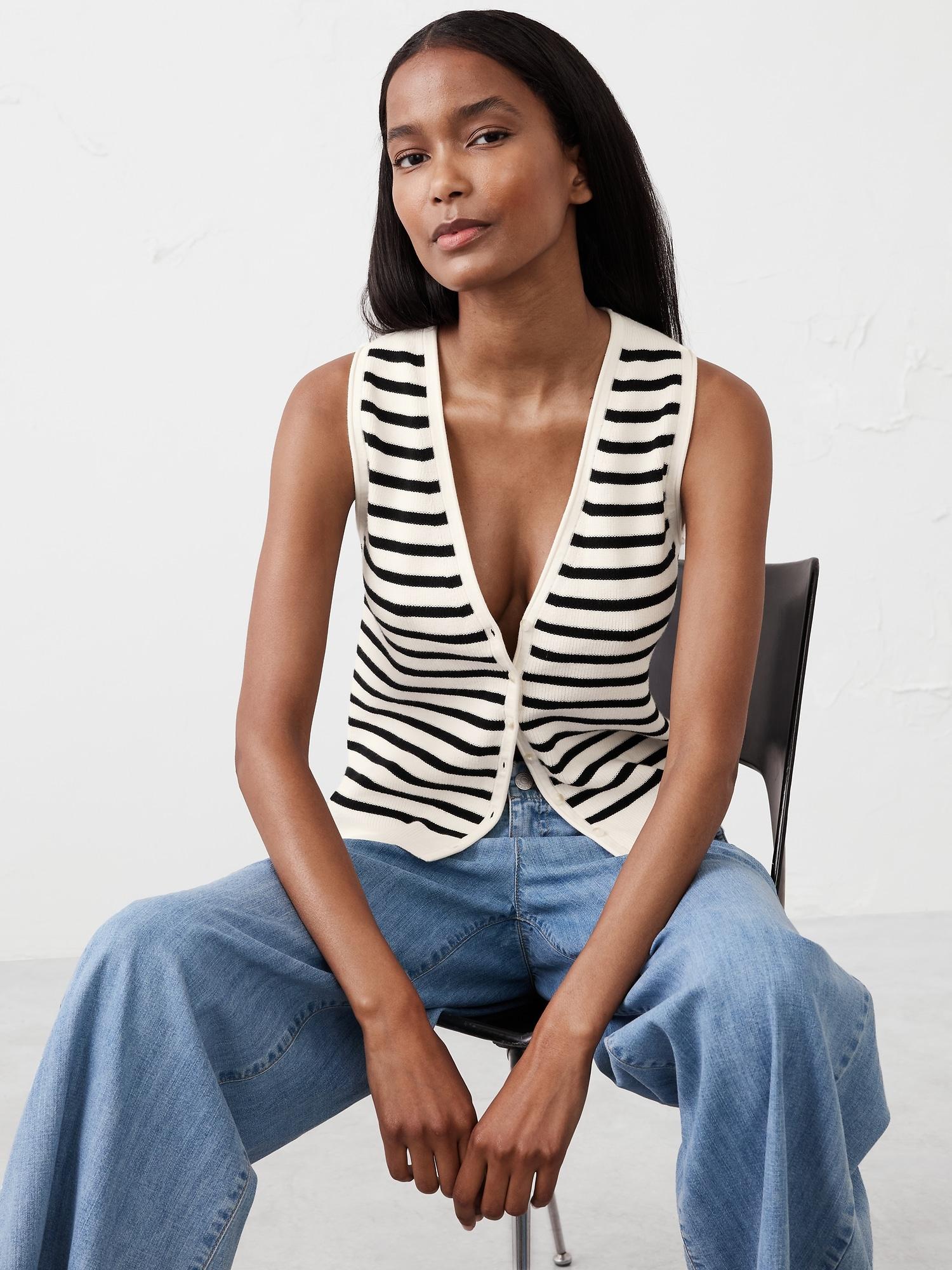 V-Neck Sweater Vest Product Image