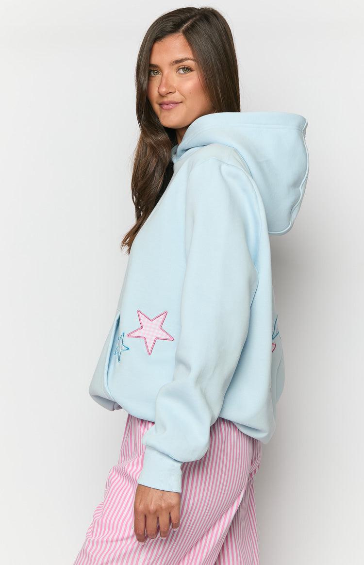 Beginning Light Blue Star Hoodie Baby Product Image