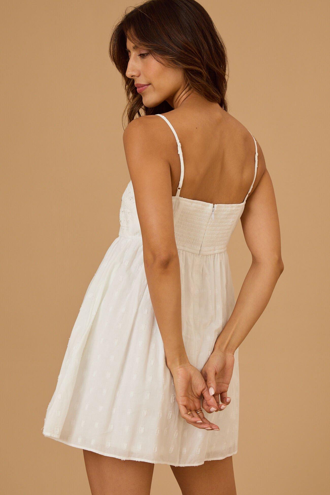 Raleigh Eyelet Mini Dress Product Image