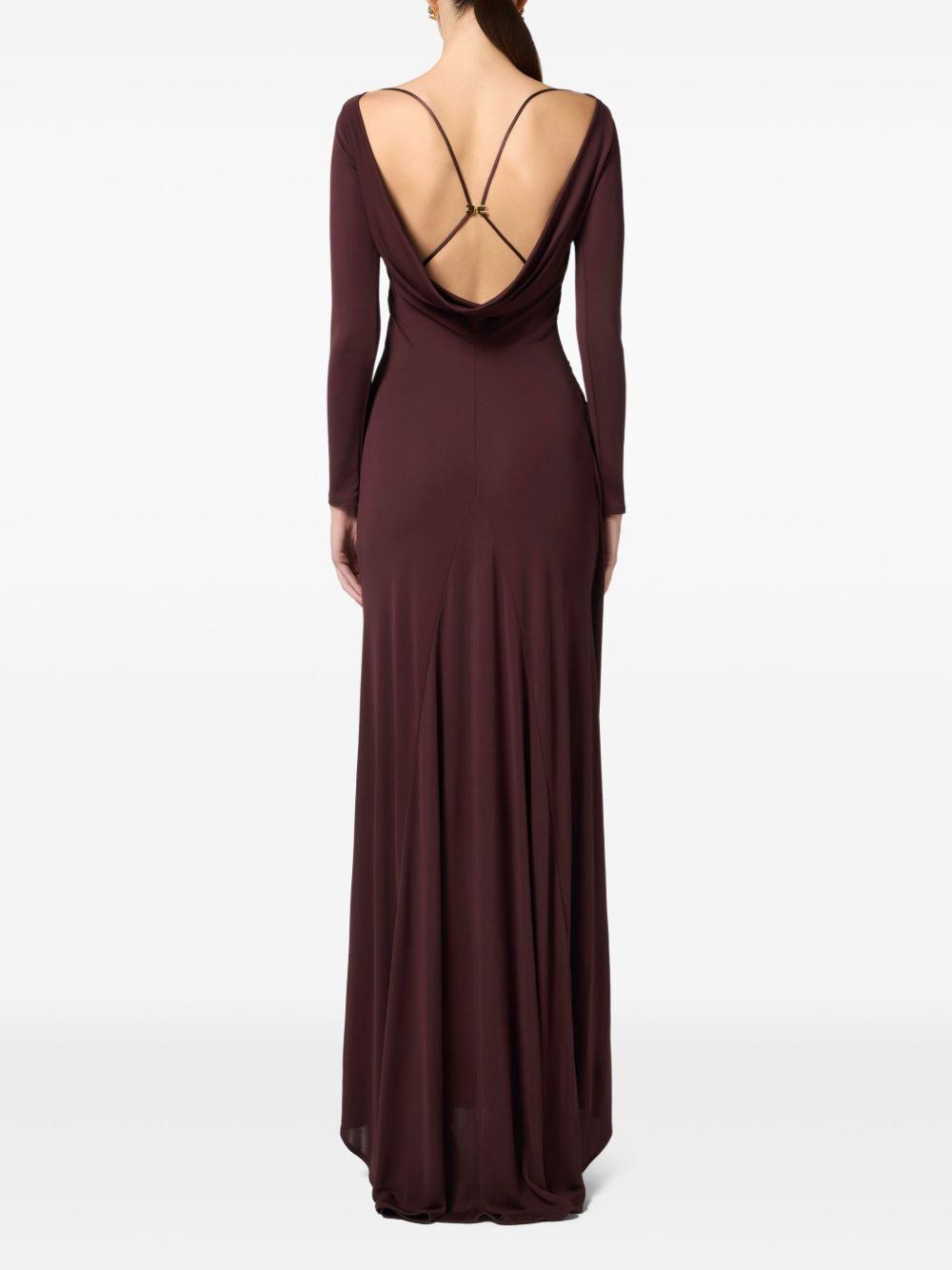 draped jersey gown Product Image