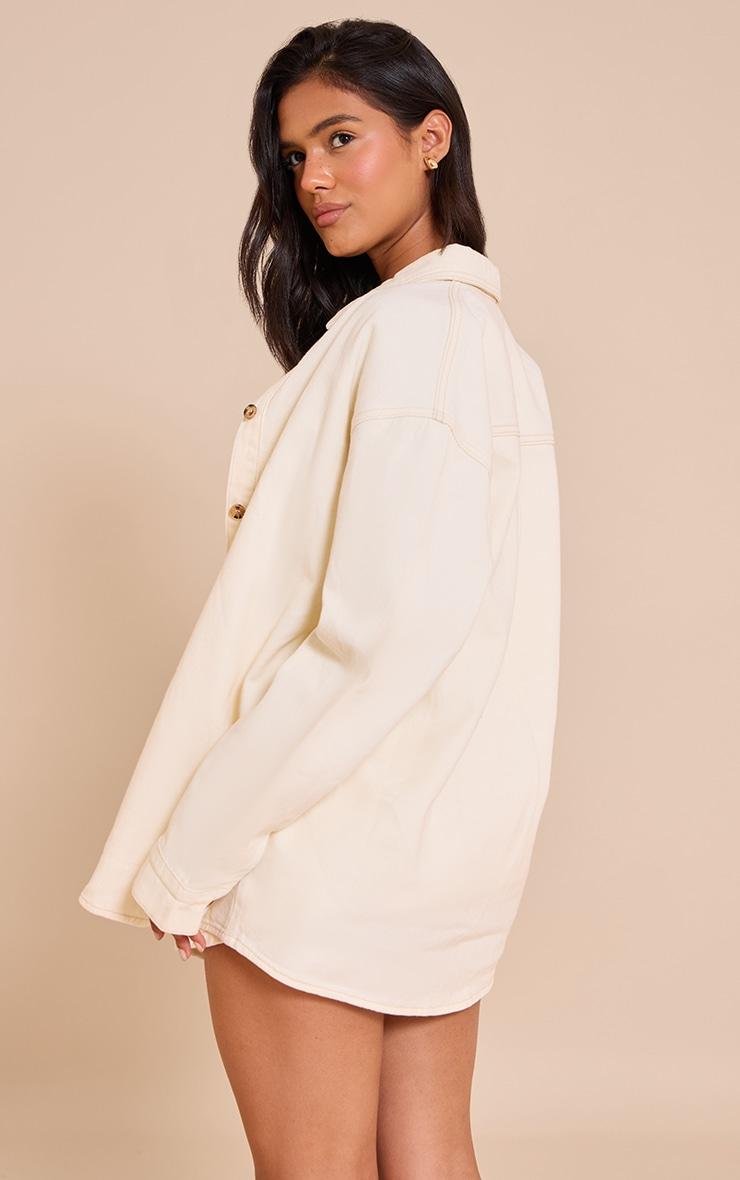 Lemon Denim Button Up Shirt Product Image