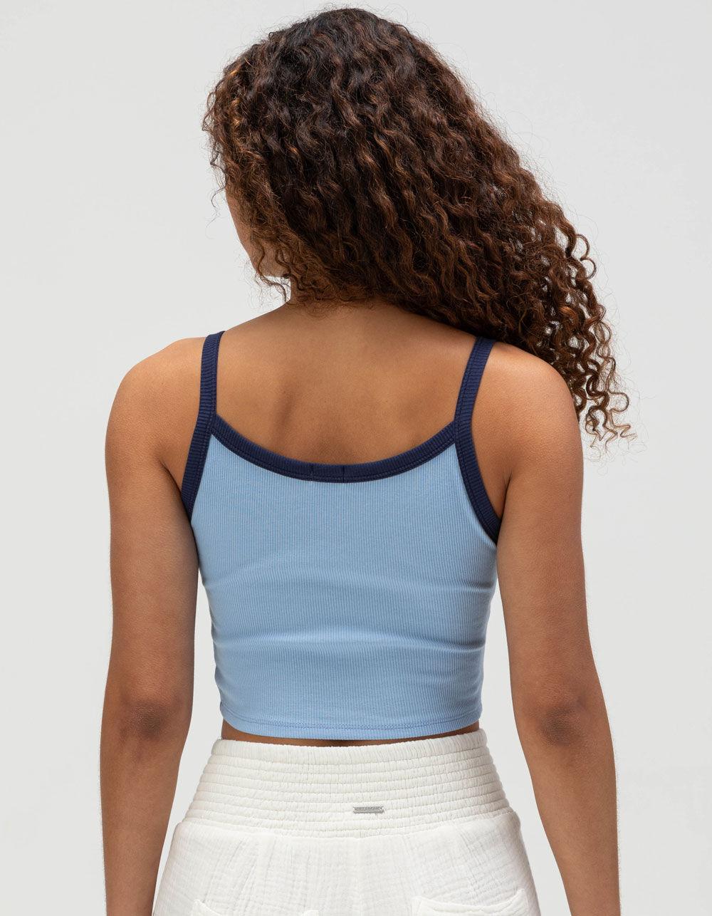 TILLYS Ringer Womens Cami - BLUE/NAVY Product Image