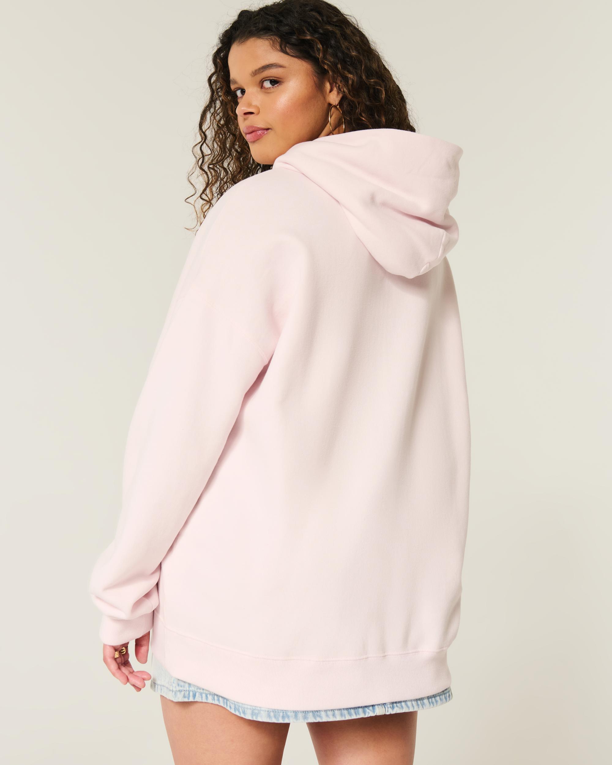 Oversized Bow Graphic Hoodie Product Image